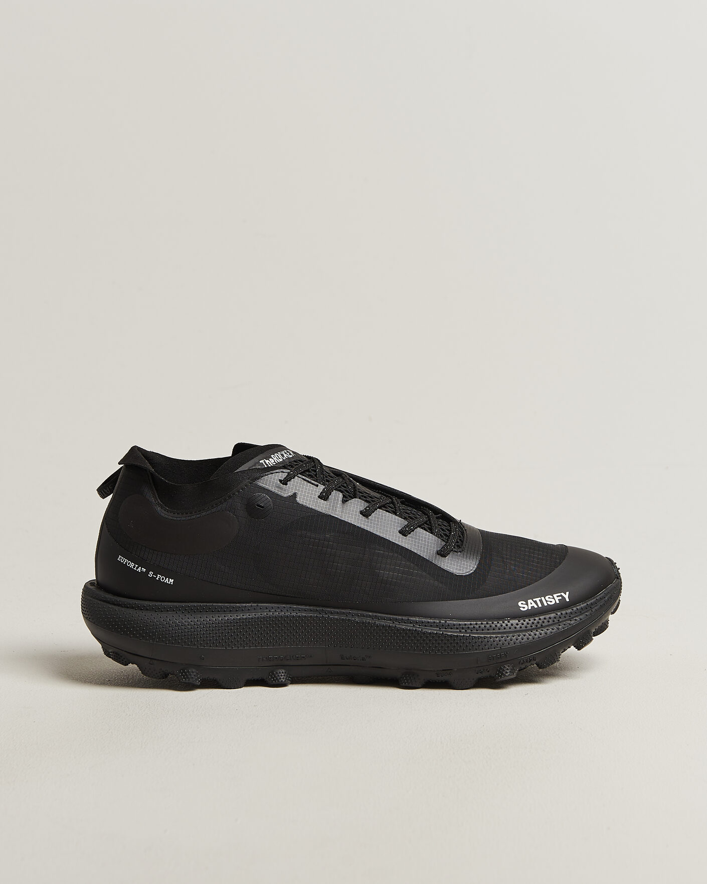 Hombres | Zapatillas de correr | Satisfy | The Rocker Trail Shoes Jet Black