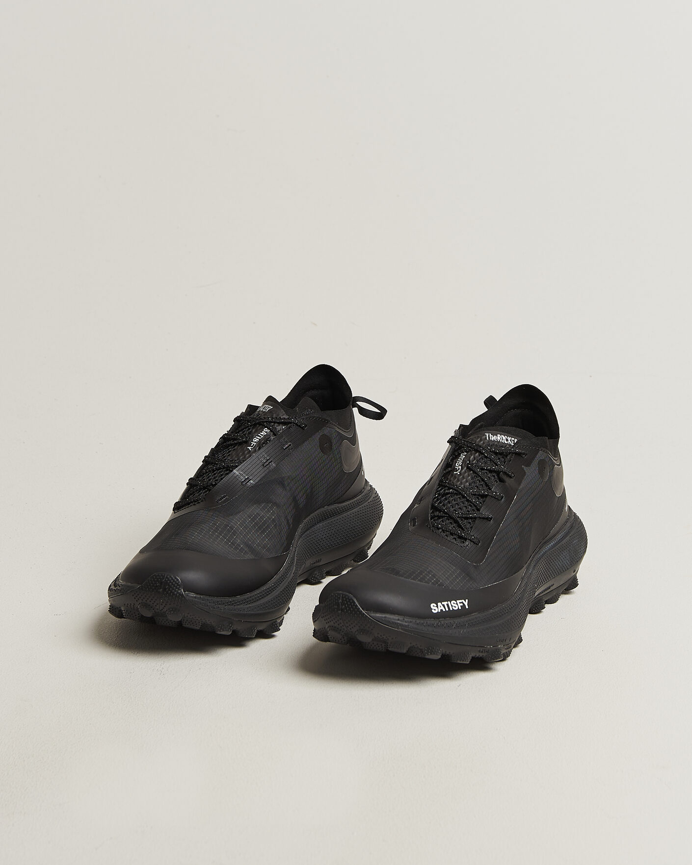Hombres | Zapatillas de correr | Satisfy | The Rocker Trail Shoes Jet Black