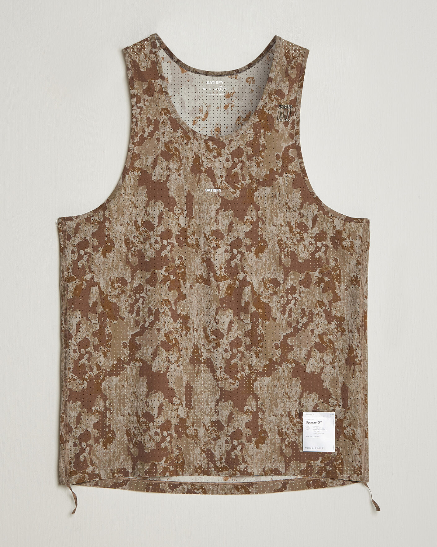 Hombres | Camisetas | Satisfy | Space-O Singlet Camo