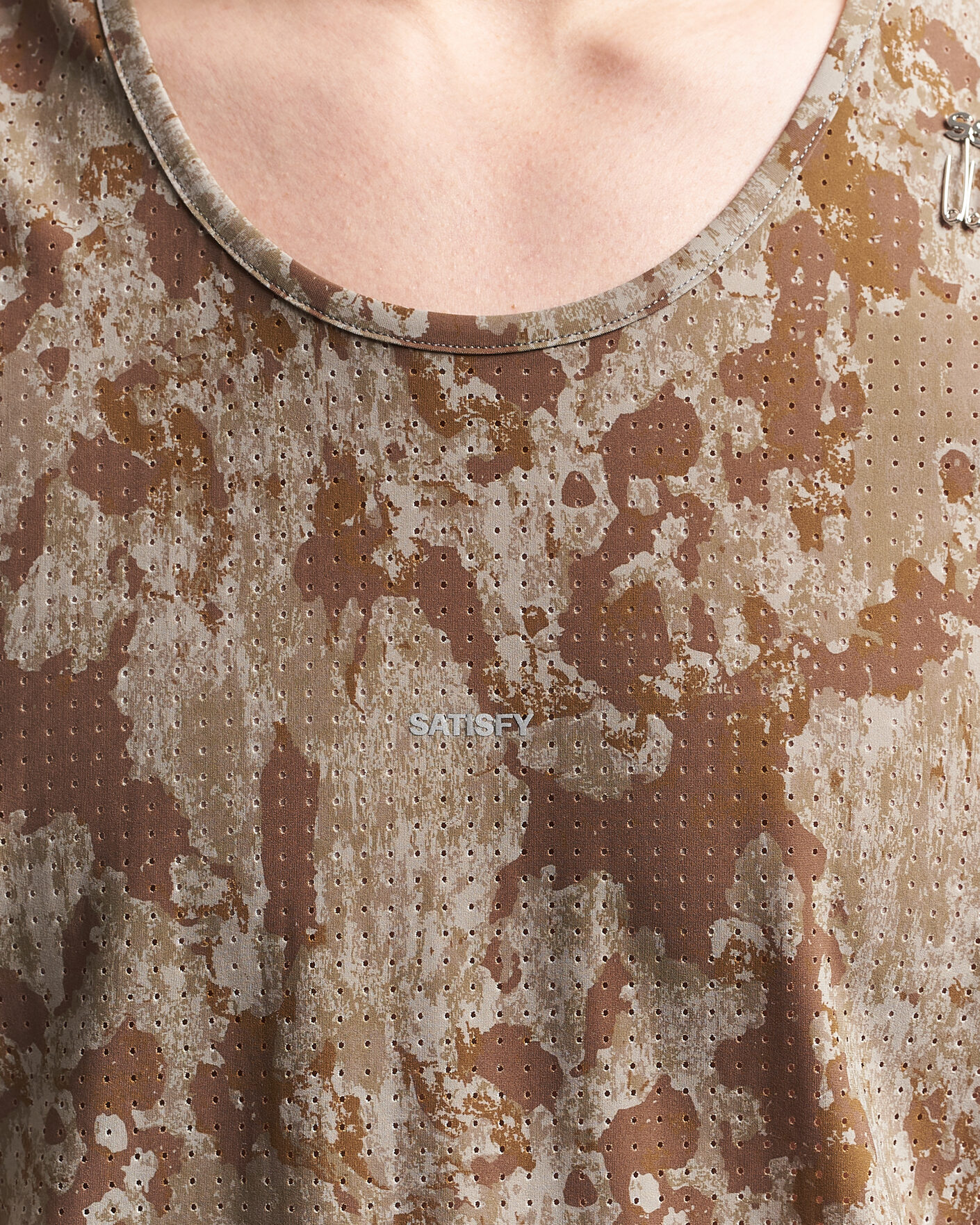 Hombres | Camisetas | Satisfy | Space-O Singlet Camo