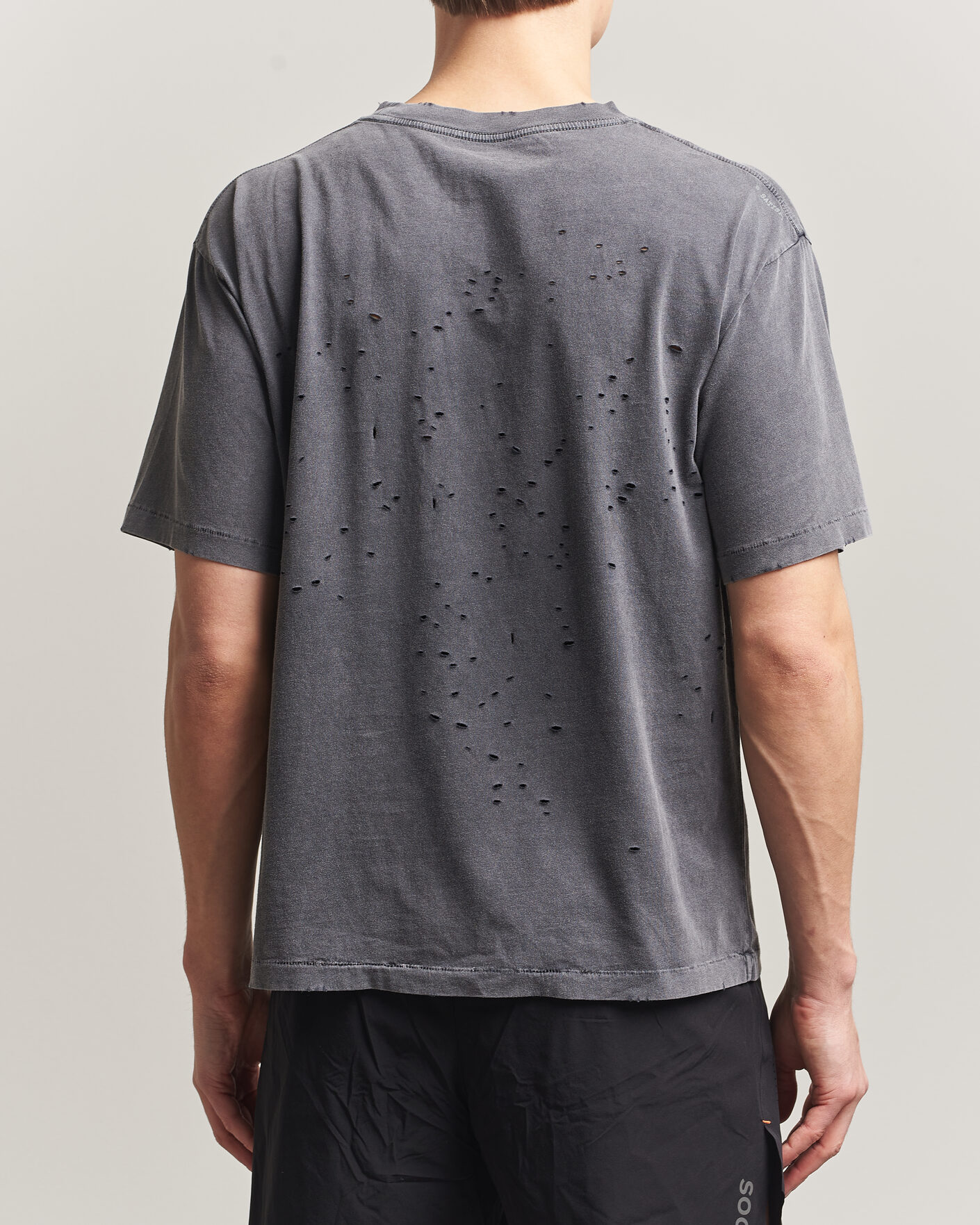 Hombres | Camisetas | Satisfy | MothTech T-Shirt Aged Black