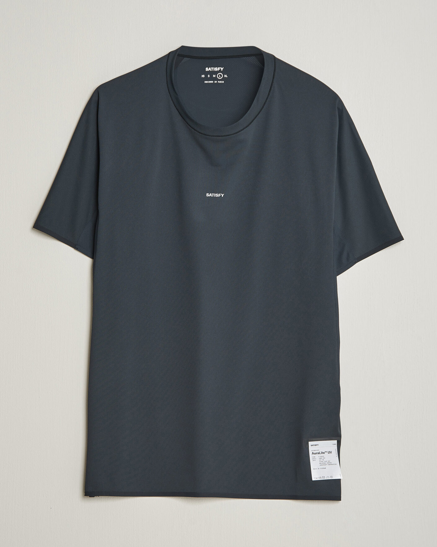 Hombres | Camisetas | Satisfy | AuraLite UV T-Shirt Black