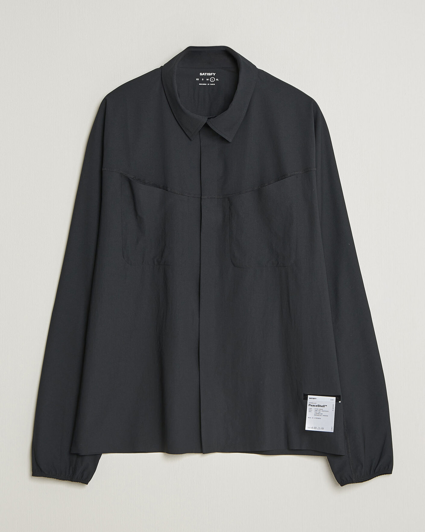 Hombres | Camisas | Satisfy | PeaceShell River Shirt Black