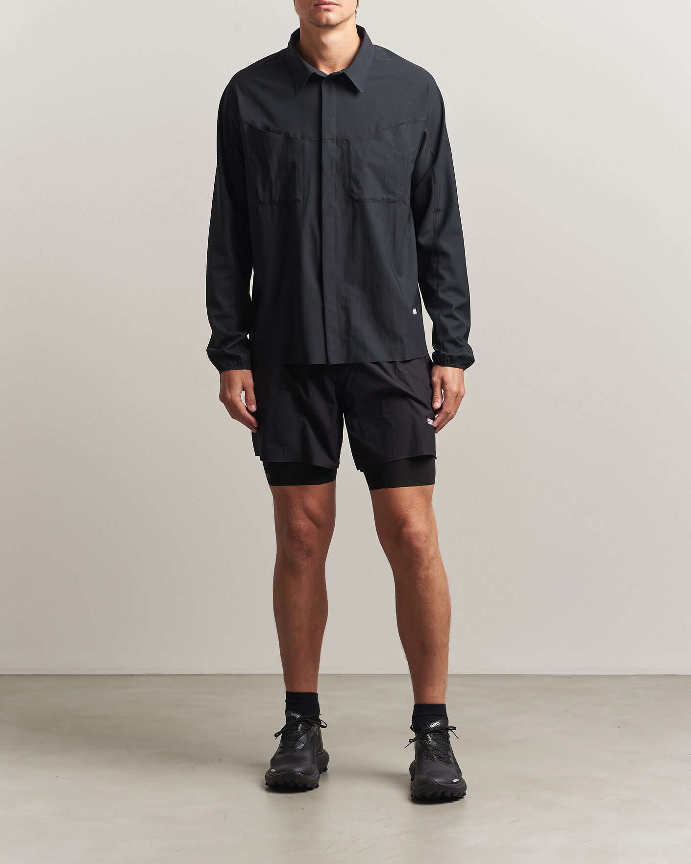 Hombres | Camisas | Satisfy | PeaceShell River Shirt Black