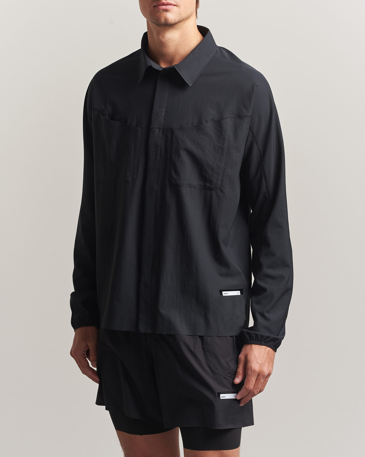 Hombres | Camisas | Satisfy | PeaceShell River Shirt Black