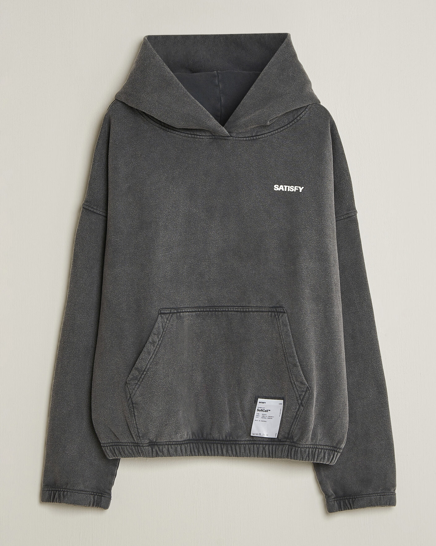 Hombres | Jerséis y prendas de punto | Satisfy | SoftCell Hoodie Aged Black