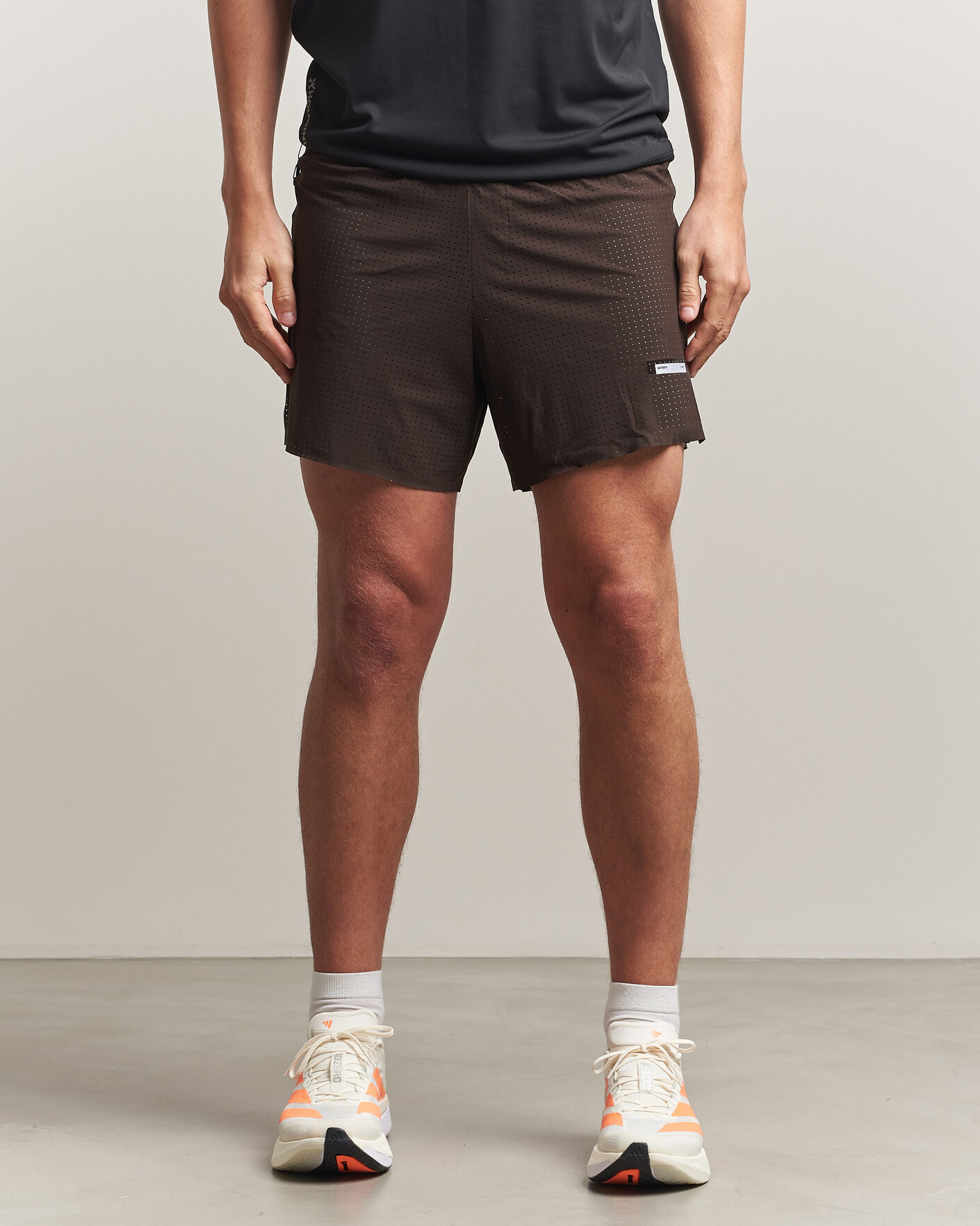 Hombres | Pantalones cortos | Satisfy | Space-O 5 Inch Shorts Deep Mahogany