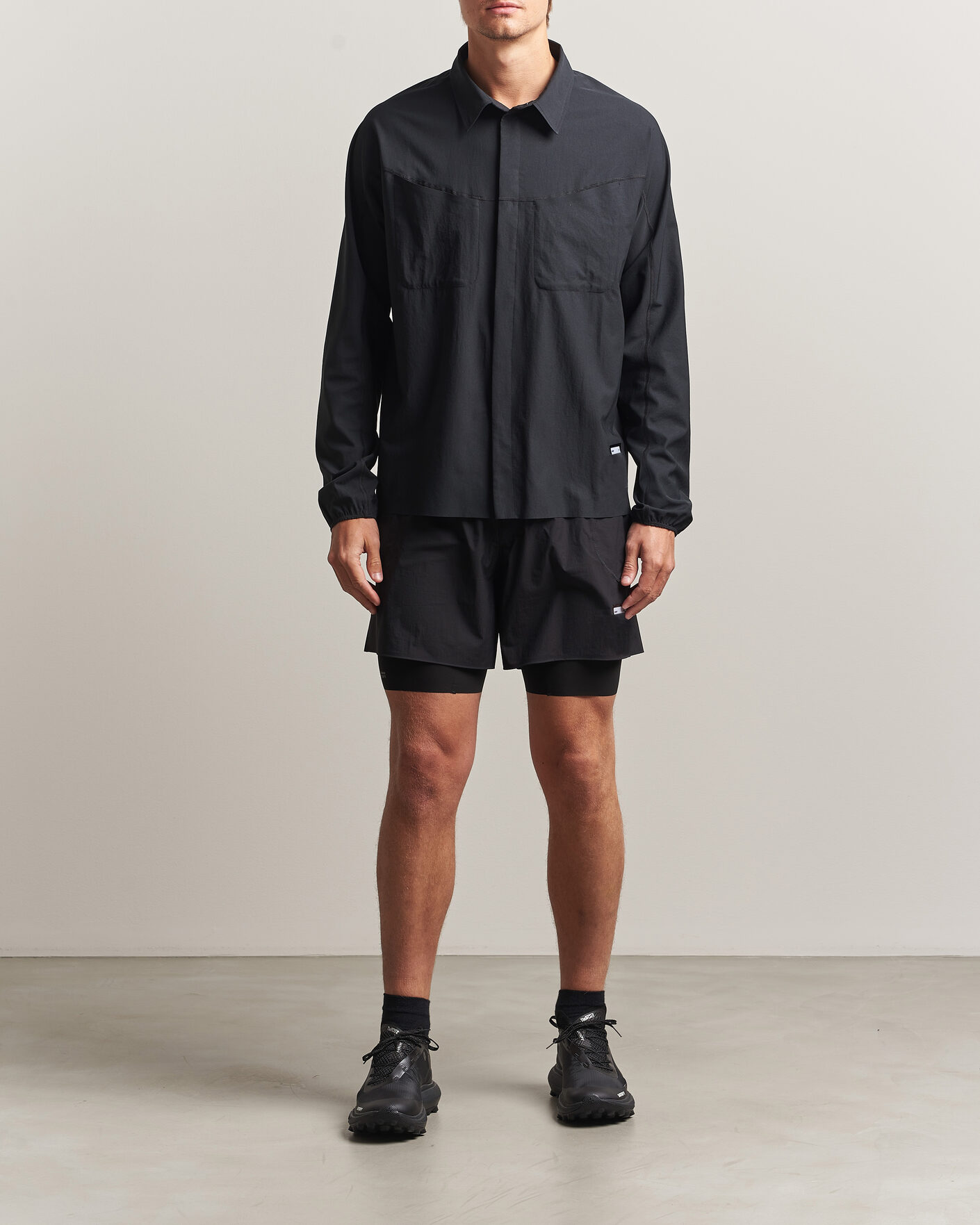 Hombres | Pantalones cortos | Satisfy | Rippy Cordura 5 Inch Shorts Black