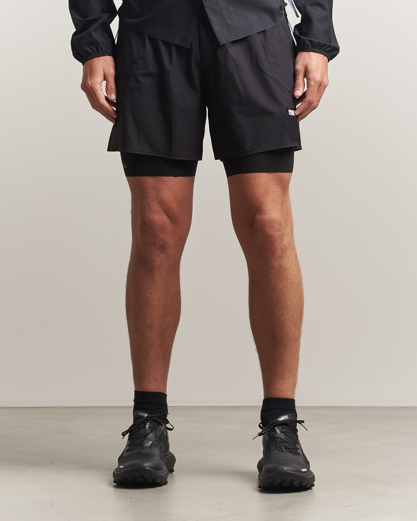 Hombres | Pantalones cortos | Satisfy | Rippy Cordura 5 Inch Shorts Black