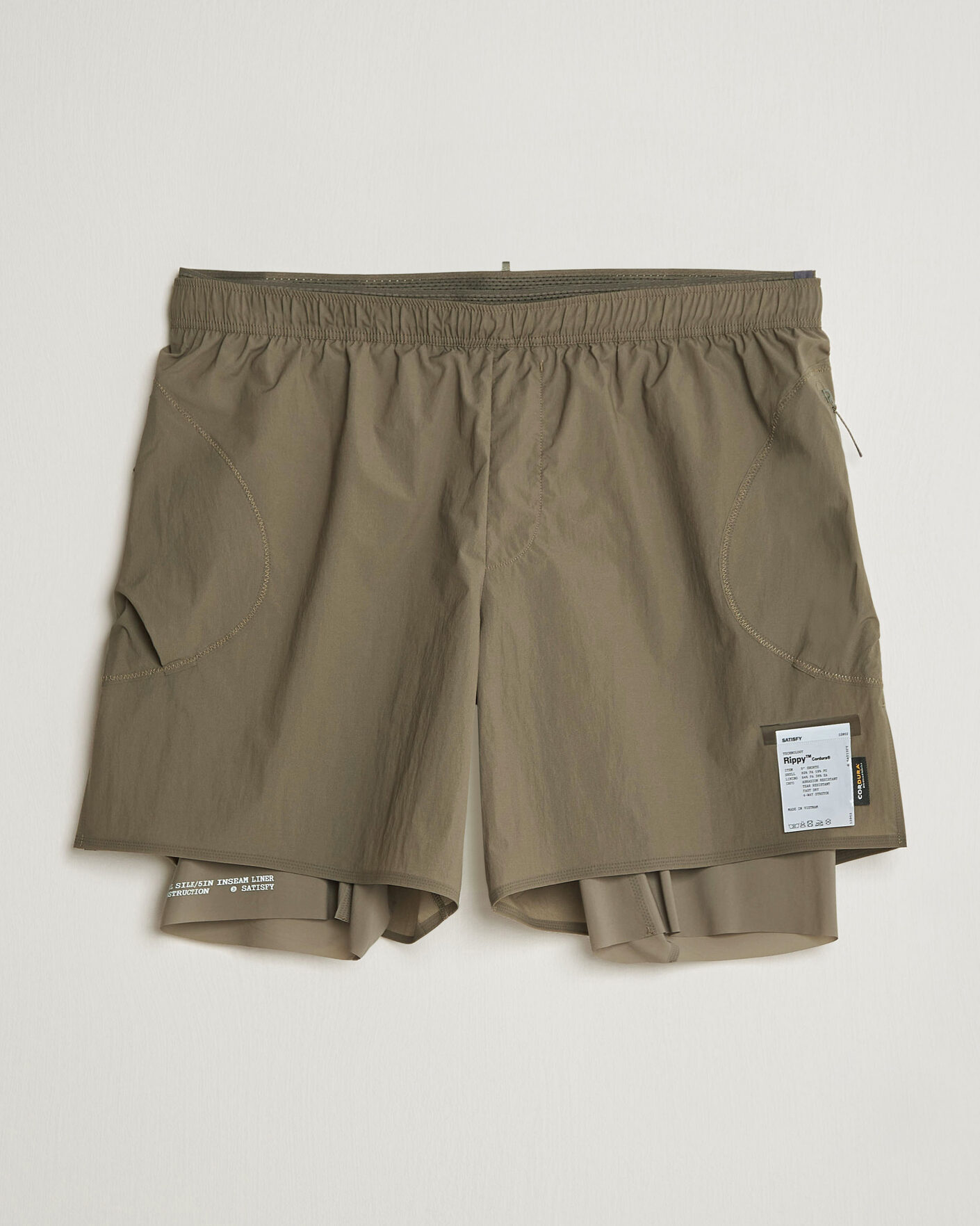 Hombres | Pantalones cortos | Satisfy | Rippy Cordura 5 Inch Shorts Morel
