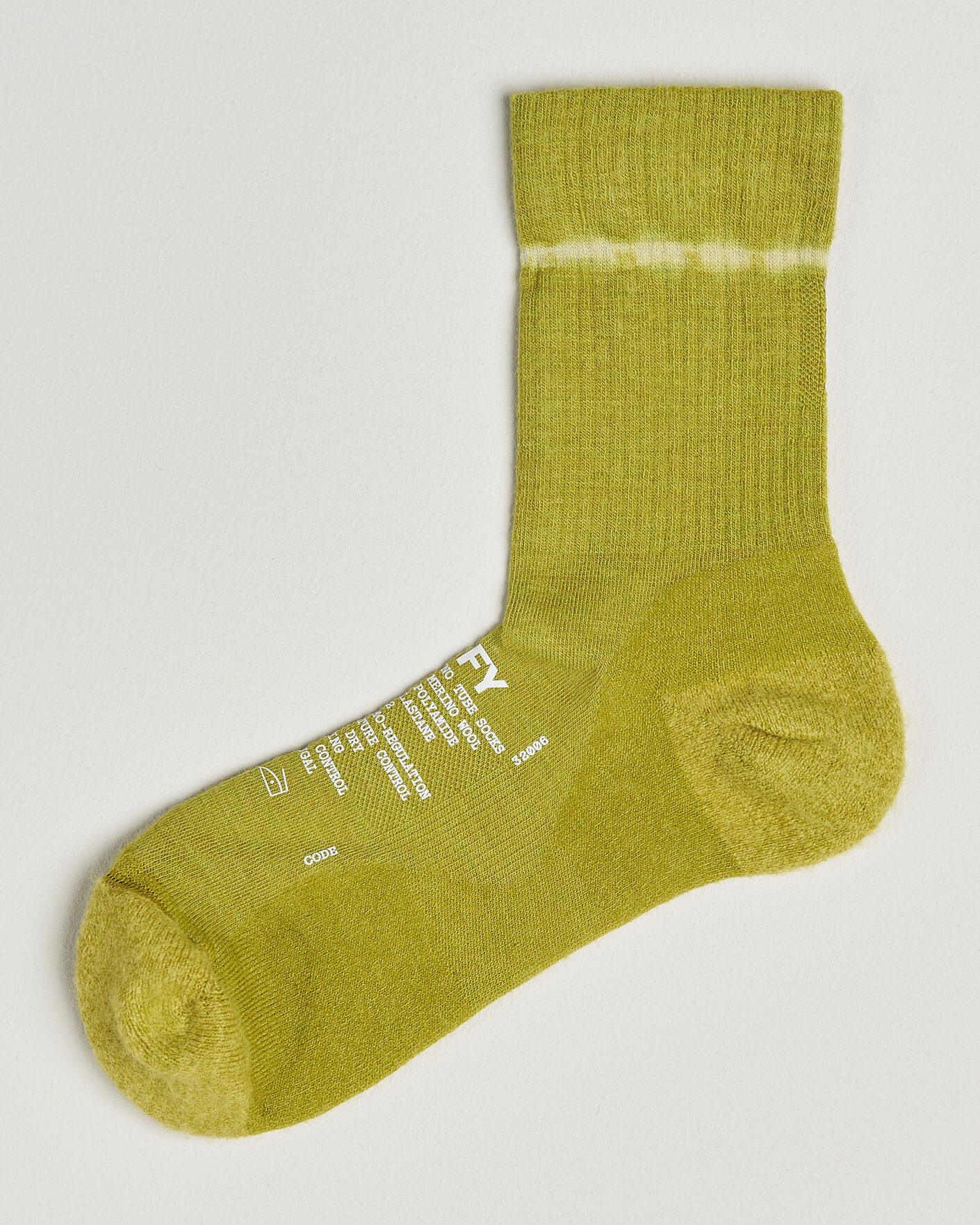 Hombres | Ropa interior y calcetines | Satisfy | Merino Tube Socks Tie Dye Grenoble Green