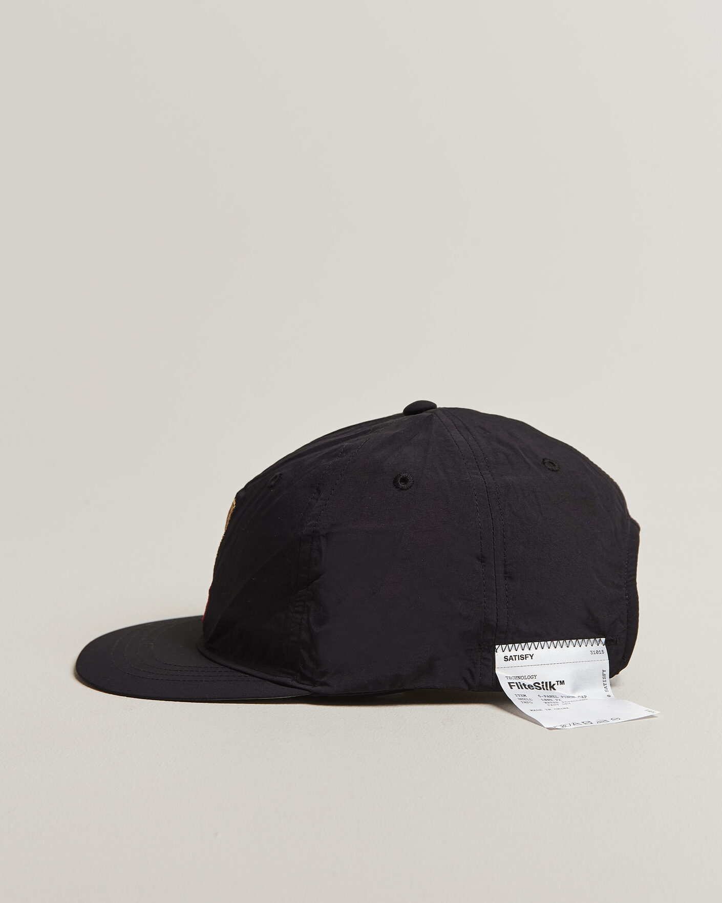Hombres | Sombreros y gorras | Satisfy | FliteSilk 5 Panel Cap Black Eagle