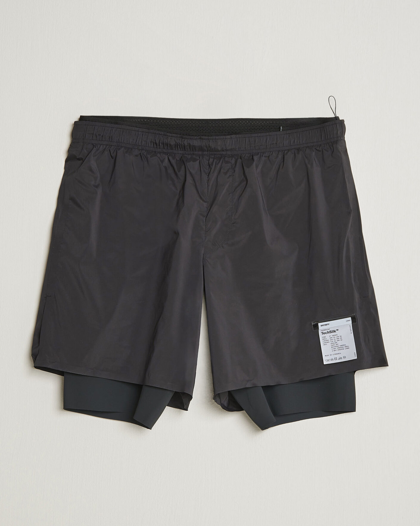 Hombres | Pantalones cortos | Satisfy | TechSilk 8 Inch Shorts Black