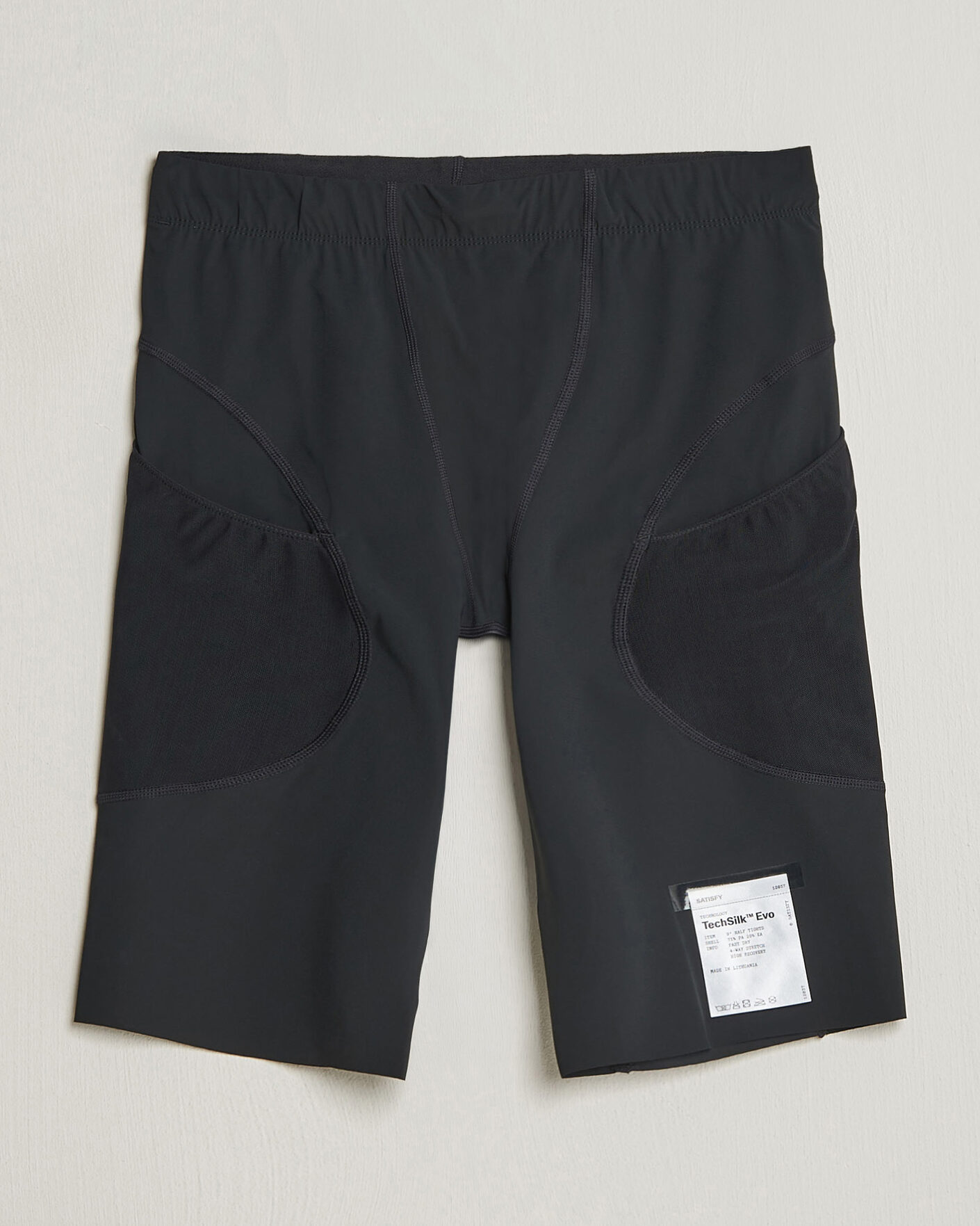 Hombres | Pantalones cortos | Satisfy | TechSilk Evo 9 Half Tight Black
