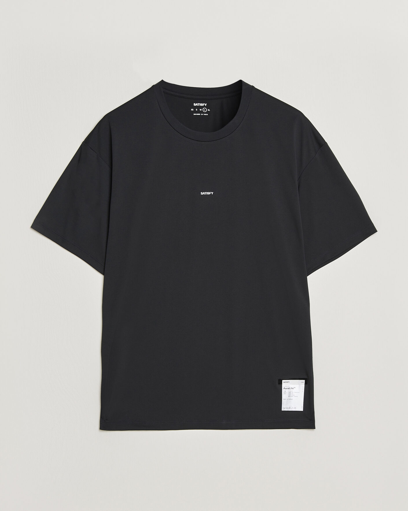 Hombres | Camisetas | Satisfy | AuraLite T-Shirt Black