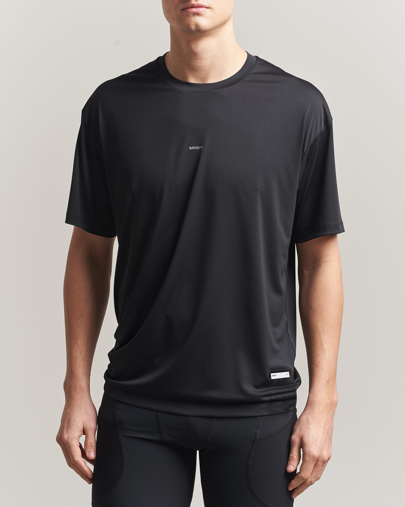 Hombres | Camisetas | Satisfy | AuraLite T-Shirt Black