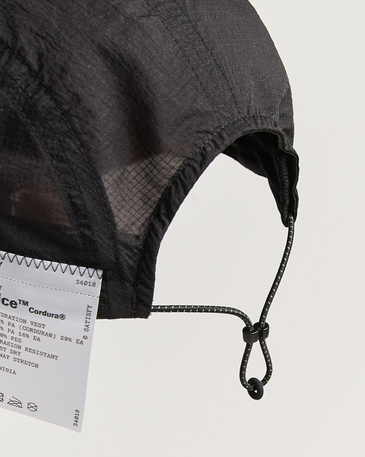 Hombres | Sombreros y gorras | Satisfy | Rippy Trail Cap Black