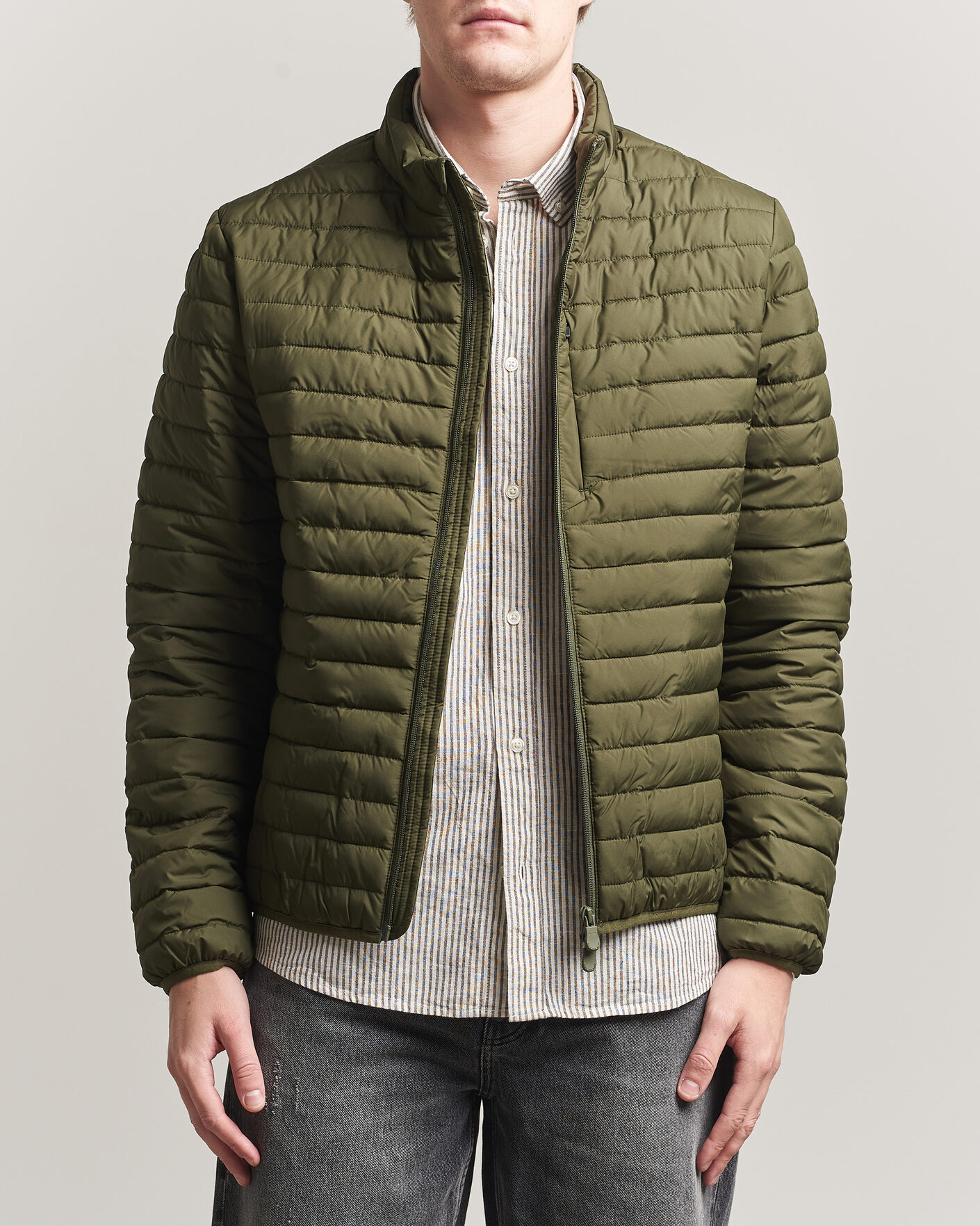 Hombres | Abrigos y chaquetas | Save The Duck | Cole Lightweight Padded Jacket Snake Green