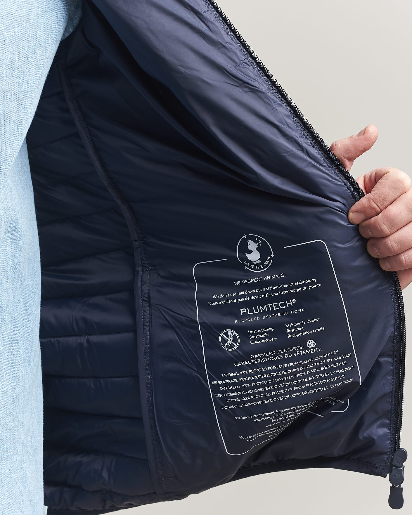 Hombres | Abrigos y chaquetas | Save The Duck | Cole Lightweight Padded Jacket  Navy