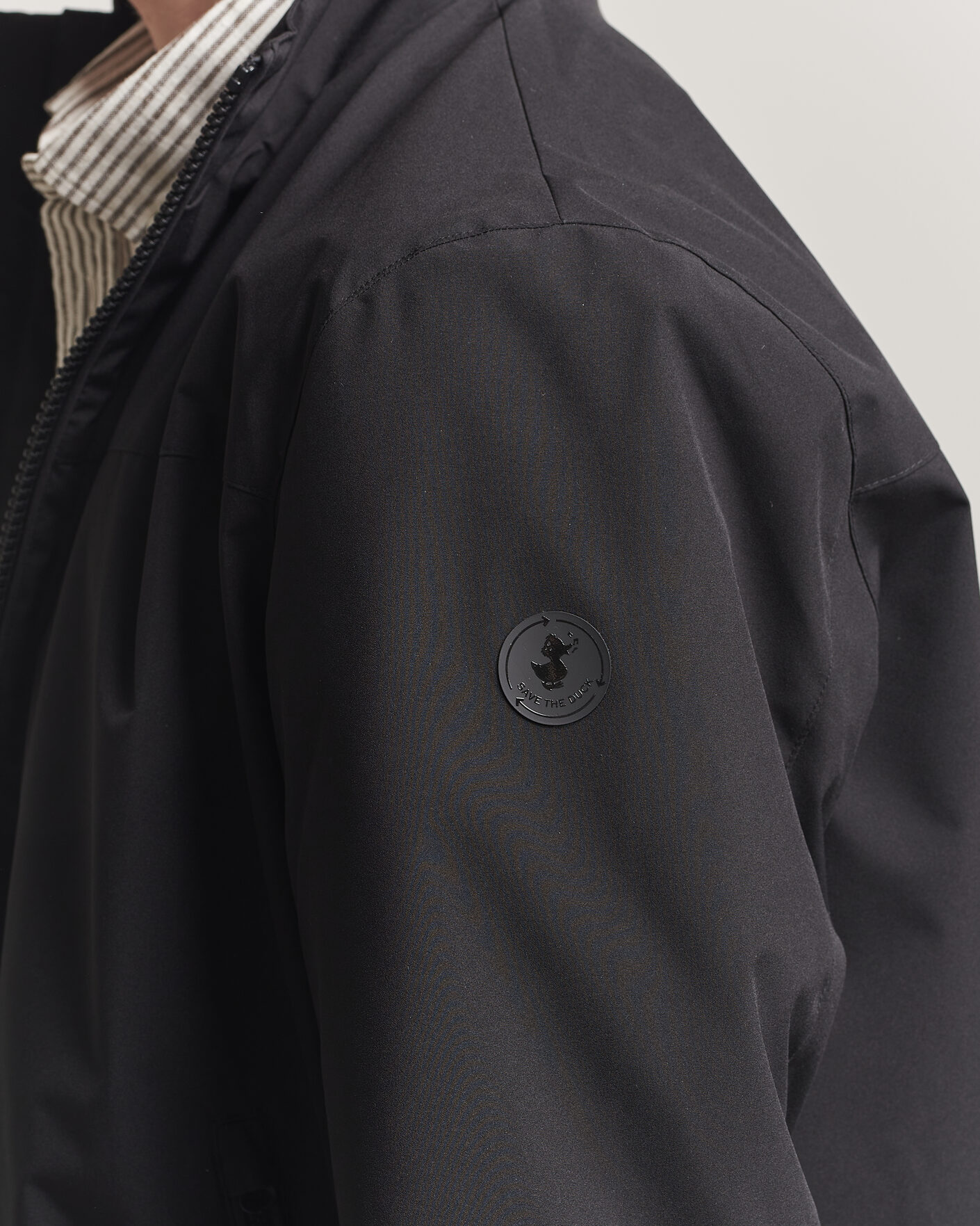 Hombres | Abrigos y chaquetas | Save The Duck | Finlay Nylon Harrington Jacket Black