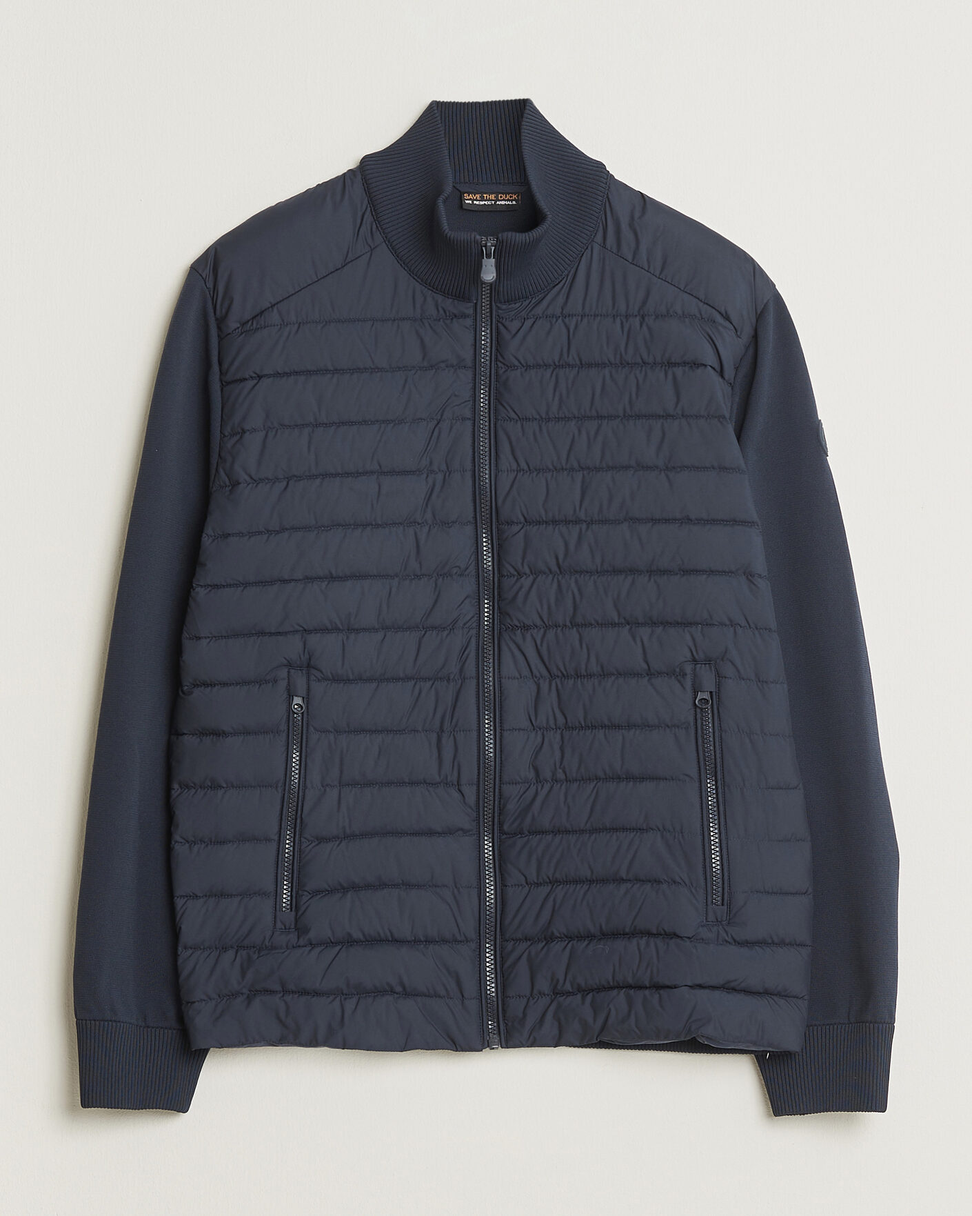 Hombres | Abrigos y chaquetas | Save The Duck | Sedum Lightweight Padded Hybrid Jacket Navy Blue