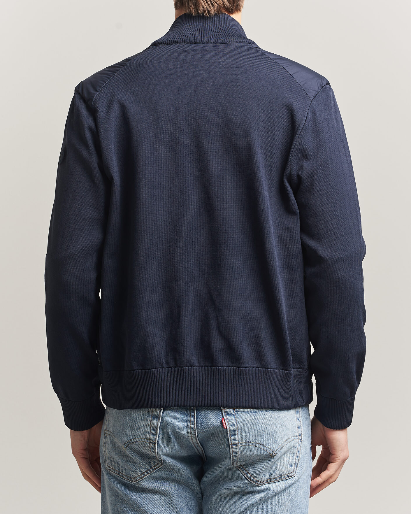 Hombres | Abrigos y chaquetas | Save The Duck | Sedum Lightweight Padded Hybrid Jacket Navy Blue