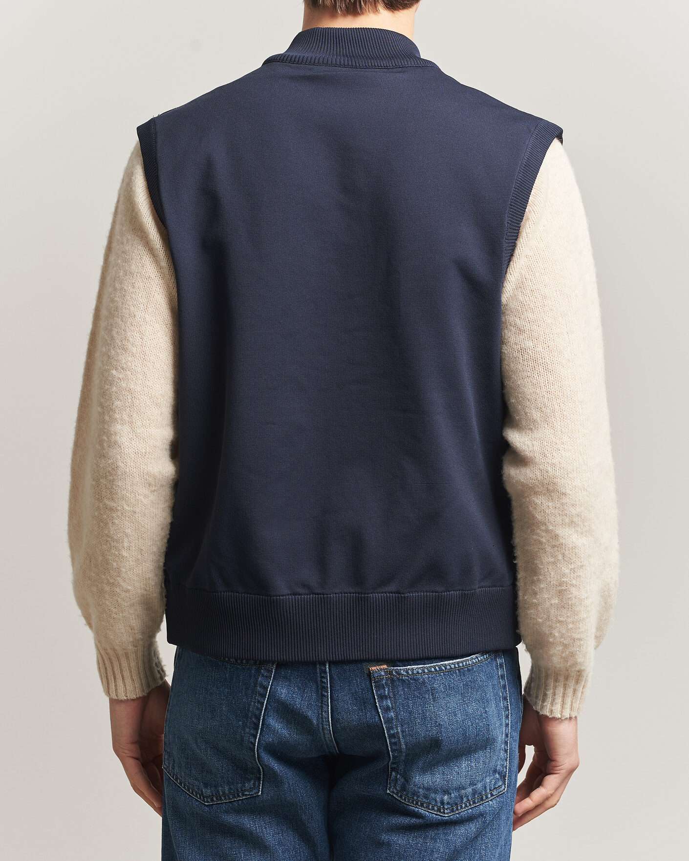 Hombres | Chalecos | Save The Duck | Orris Hybrid Vest Navy Blue
