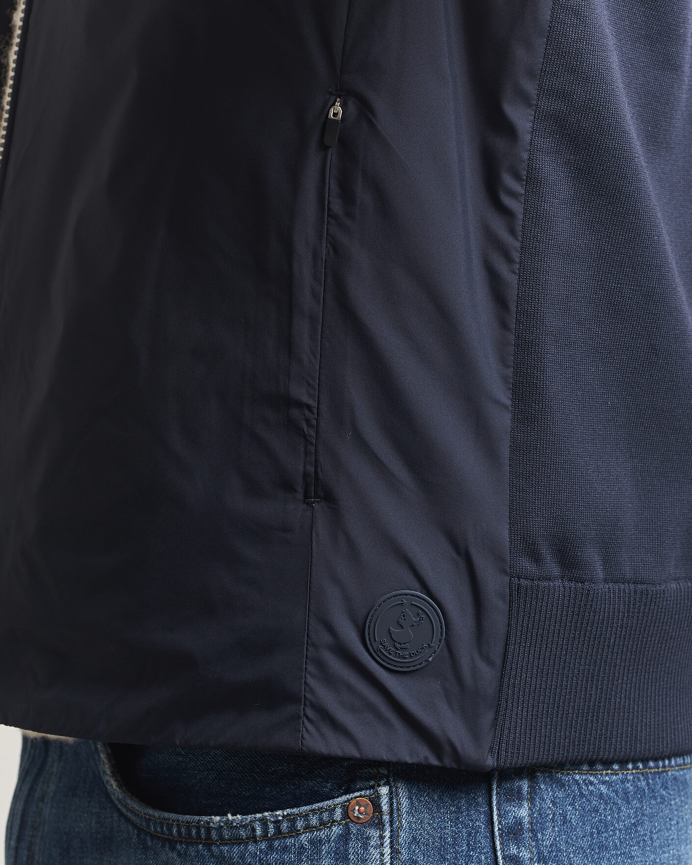 Hombres | Chalecos | Save The Duck | Orris Hybrid Vest Navy Blue