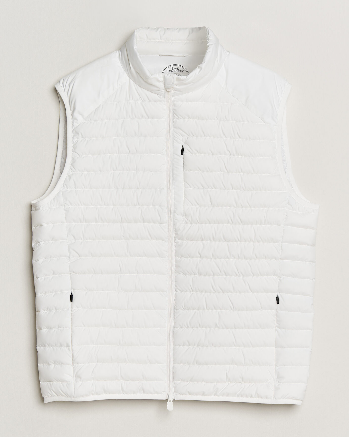 Hombres | Chalecos | Save The Duck | Dave Lightweight Padded Vest Dull White