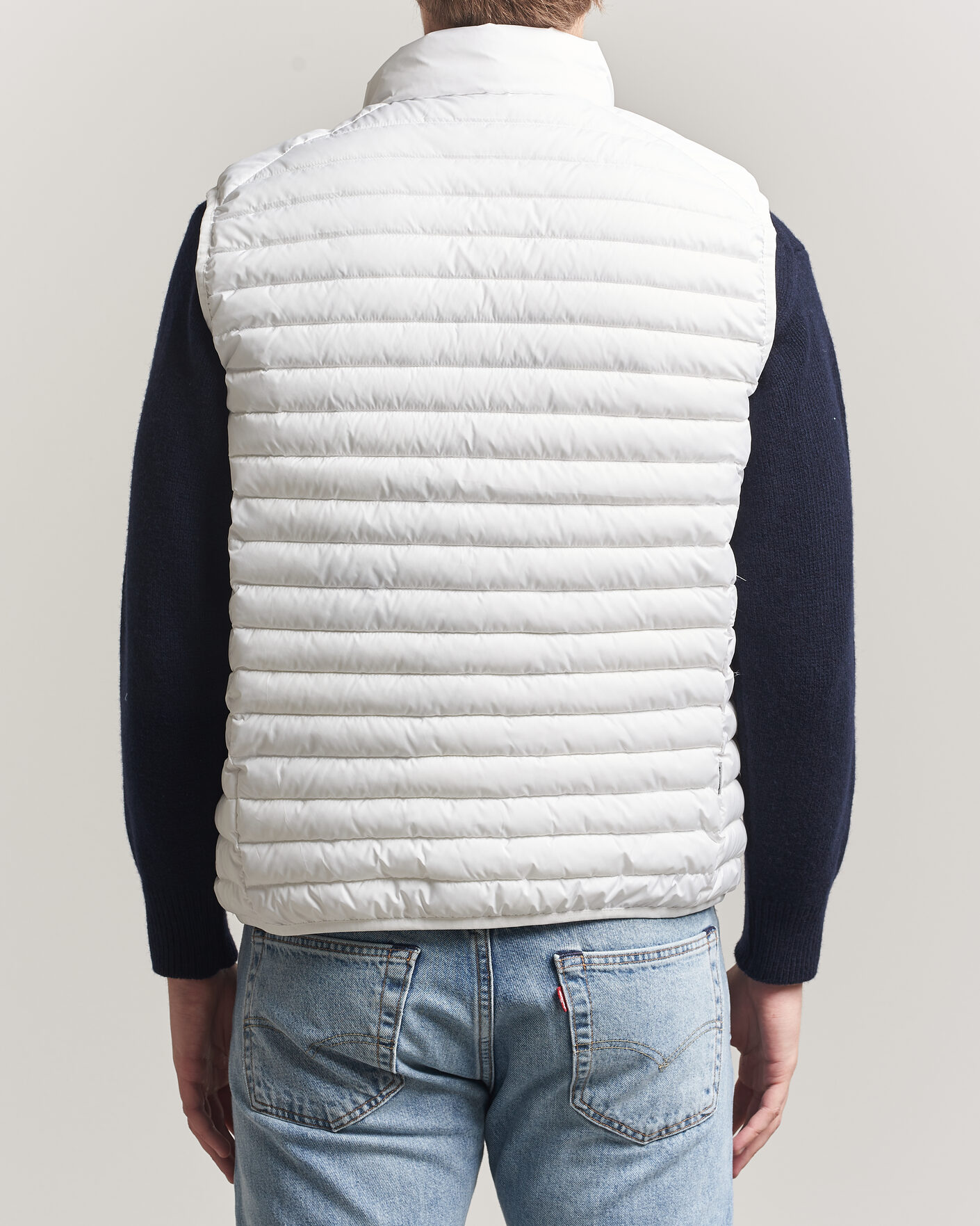 Hombres | Chalecos | Save The Duck | Dave Lightweight Padded Vest Dull White