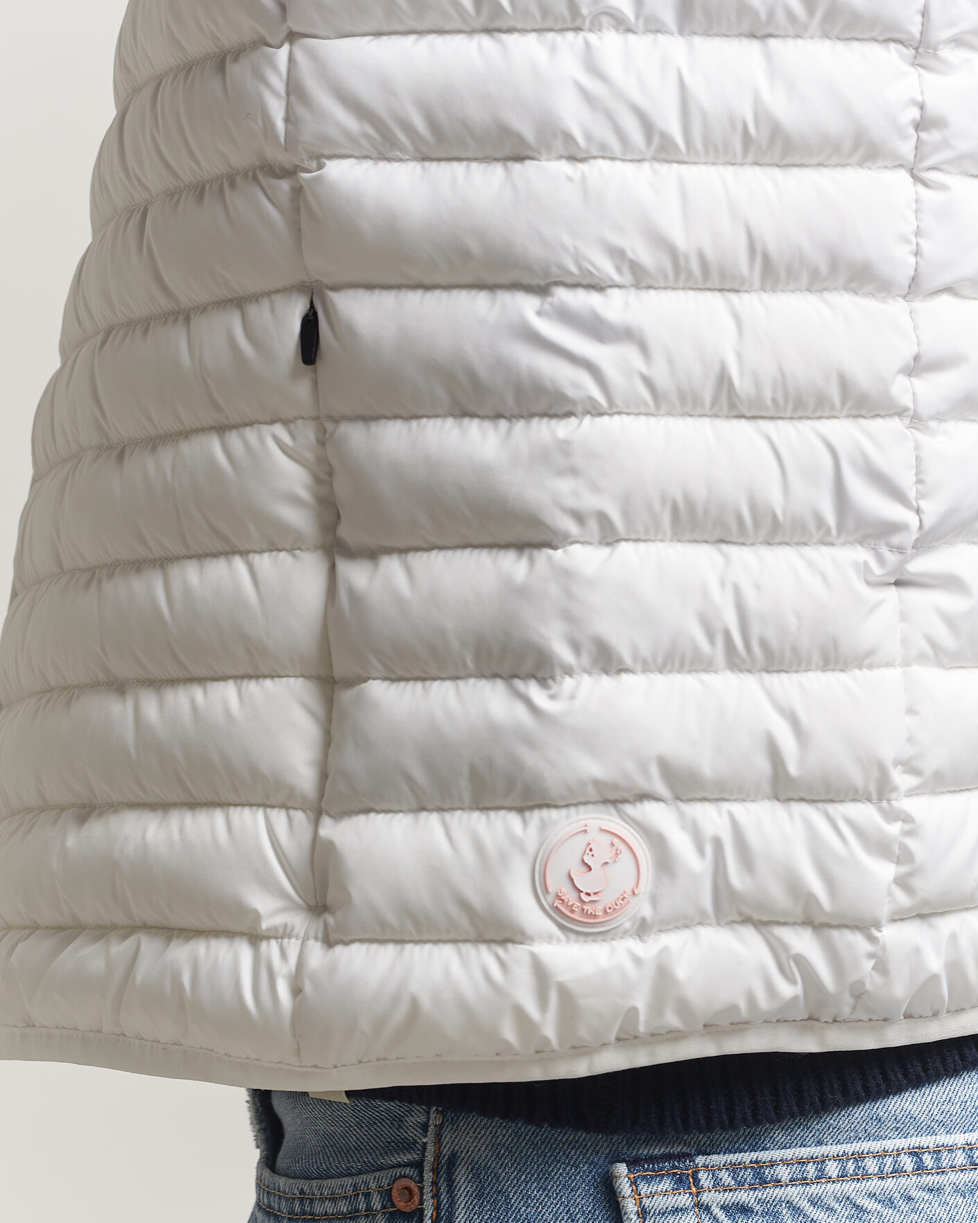 Hombres | Chalecos | Save The Duck | Dave Lightweight Padded Vest Dull White
