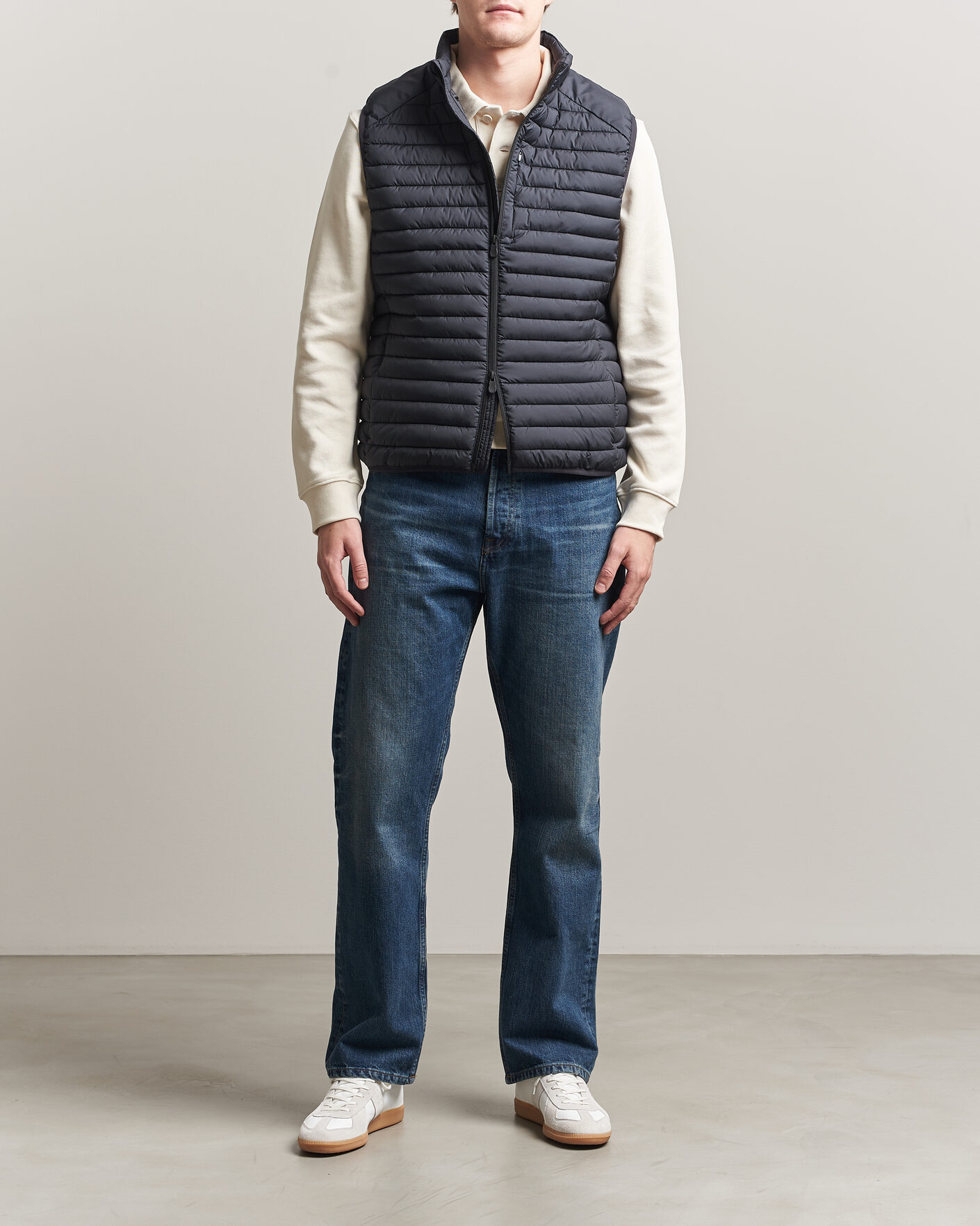 Hombres | Chalecos | Save The Duck | Dave Lightweight Padded Vest Black