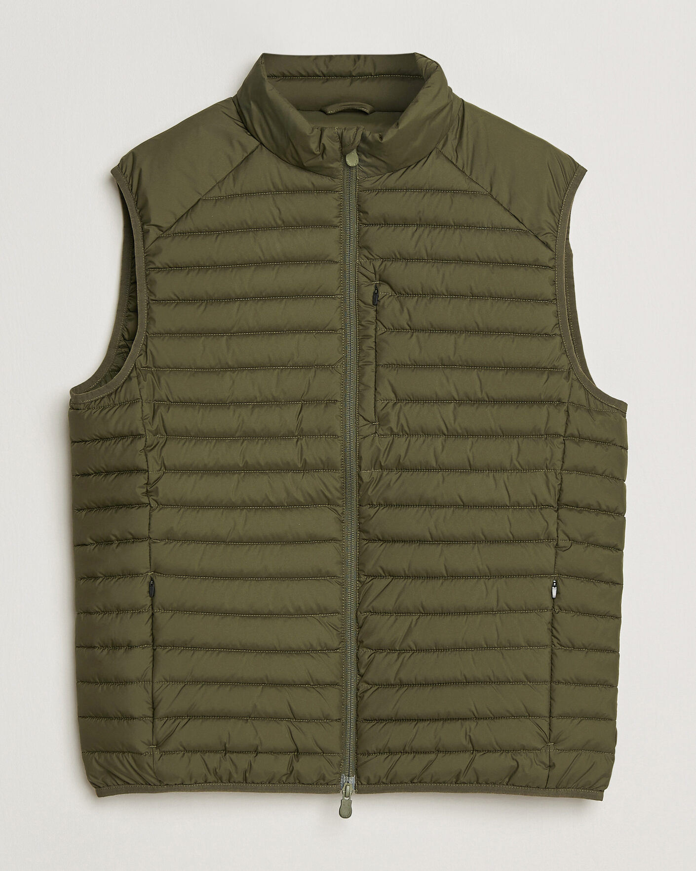 Hombres | Chalecos | Save The Duck | Dave Lightweight Padded Vest Snake Green