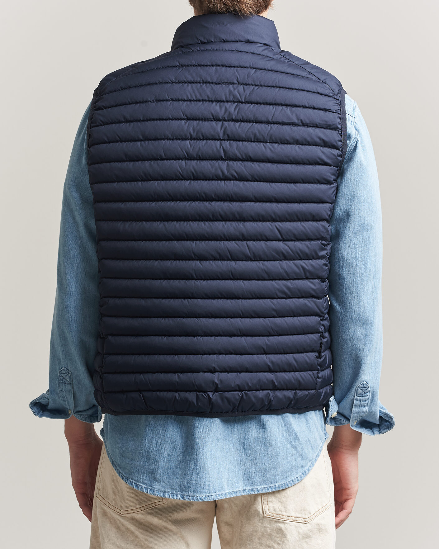 Hombres | Chalecos | Save The Duck | Dave Lightweight Padded Vest Navy Blue