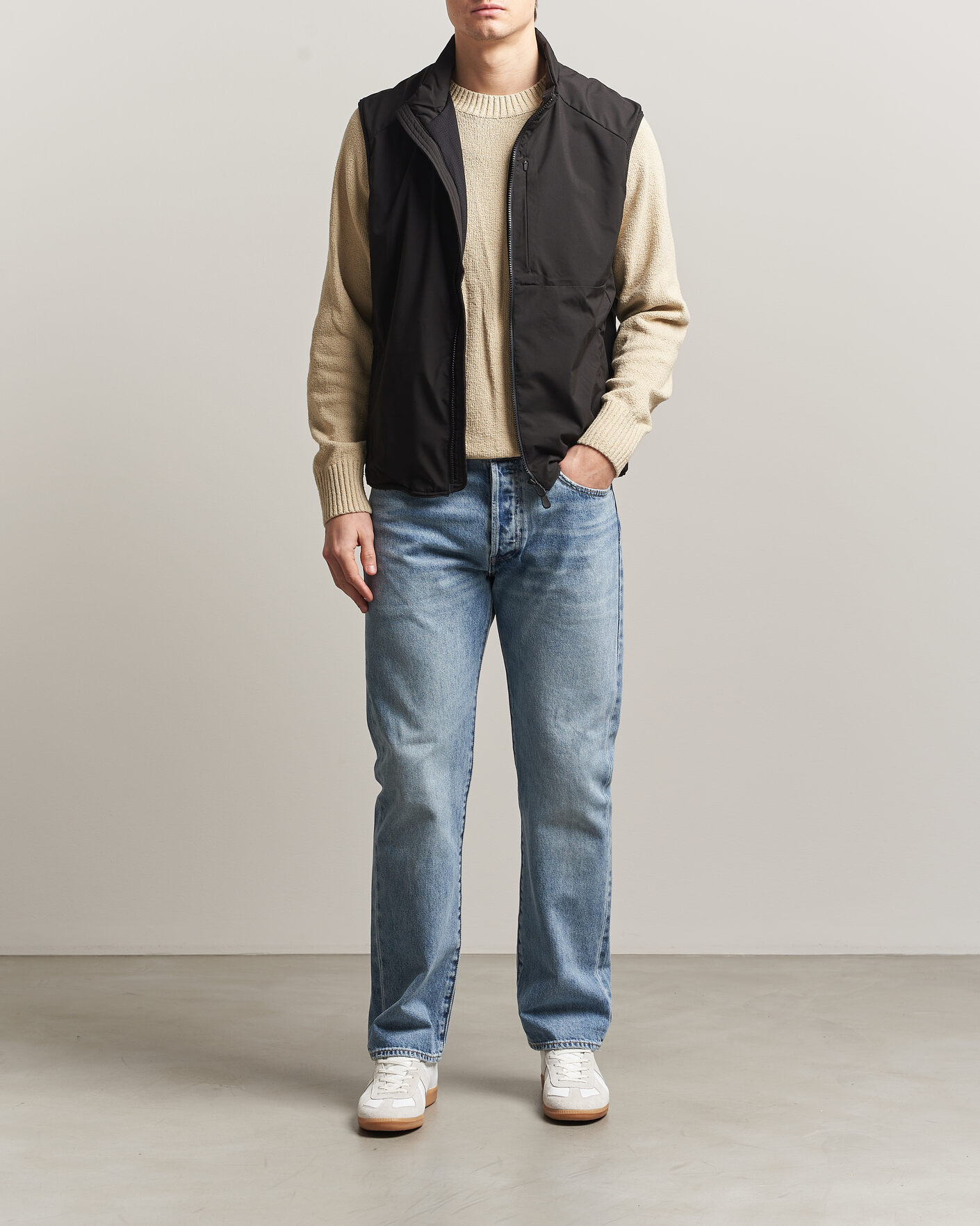 Hombres | Chalecos | Save The Duck | Joe Wind/Water Resistant Vest Black