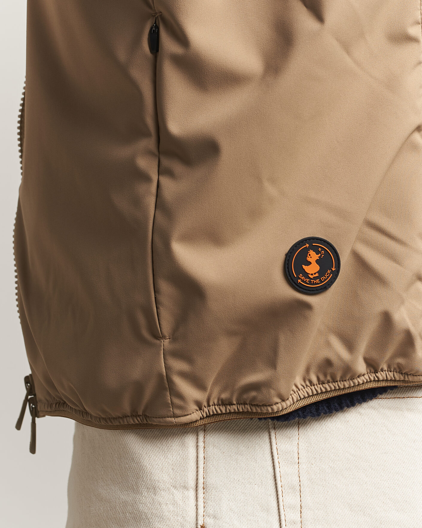 Hombres | Chalecos | Save The Duck | Joe Wind/Water Resistant Vest Khaki Brown