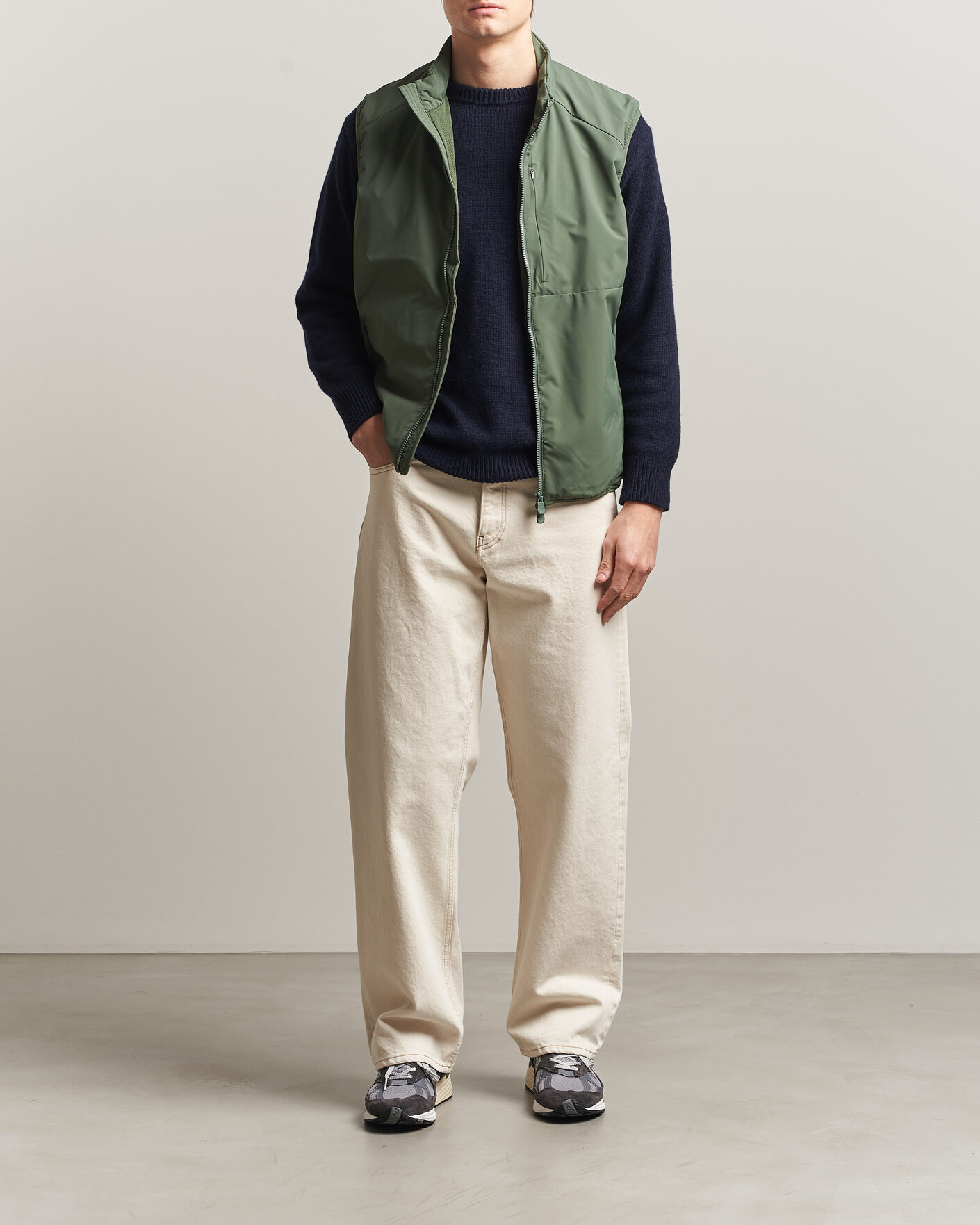 Hombres | Chalecos | Save The Duck | Joe Wind/Water Resistant Vest Thyme Green
