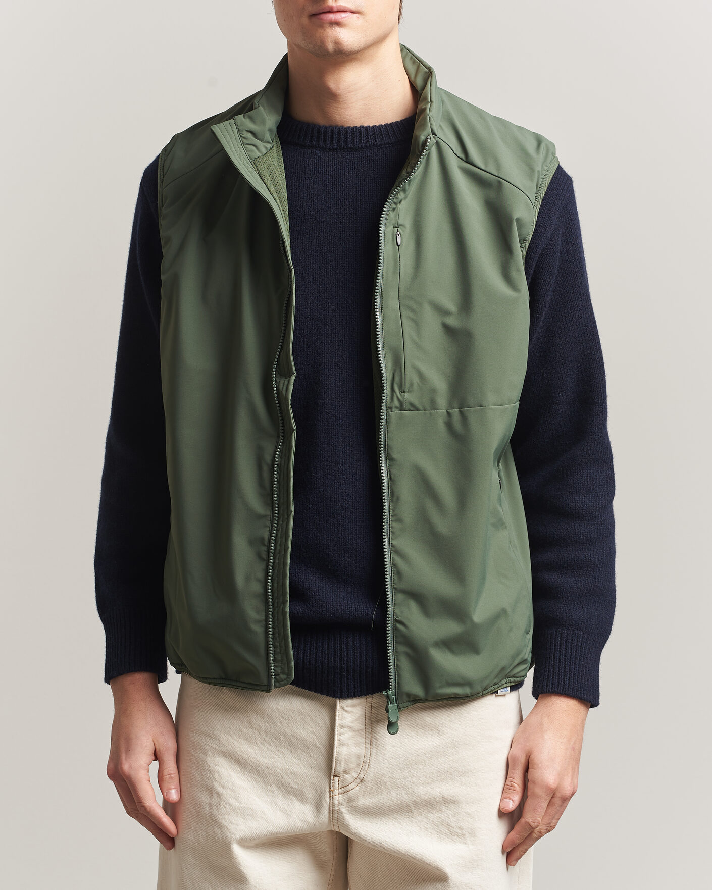 Hombres | Chalecos | Save The Duck | Joe Wind/Water Resistant Vest Thyme Green