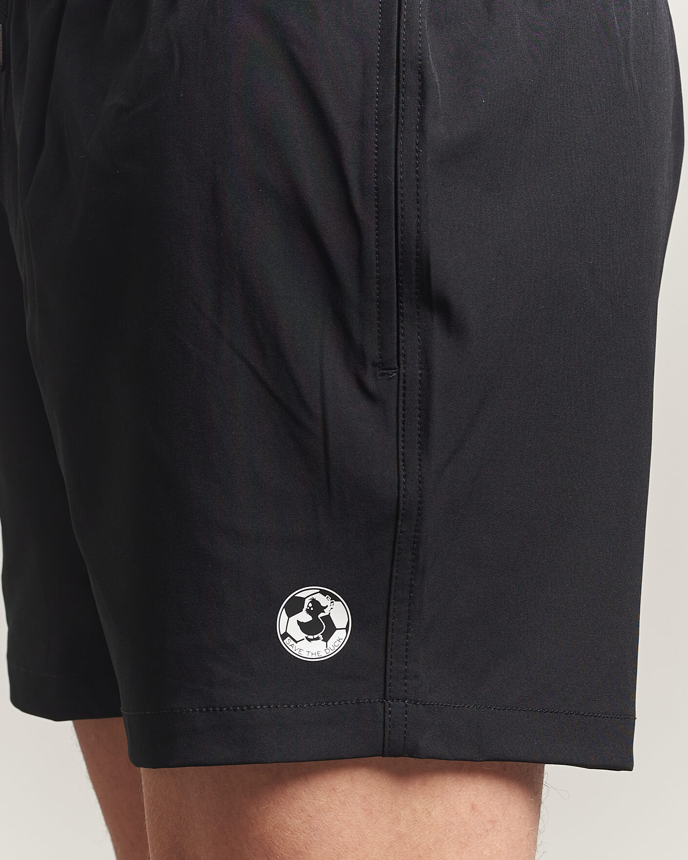 Hombres | Bañadores | Save The Duck | Plain Drawstring Swimshorts Black