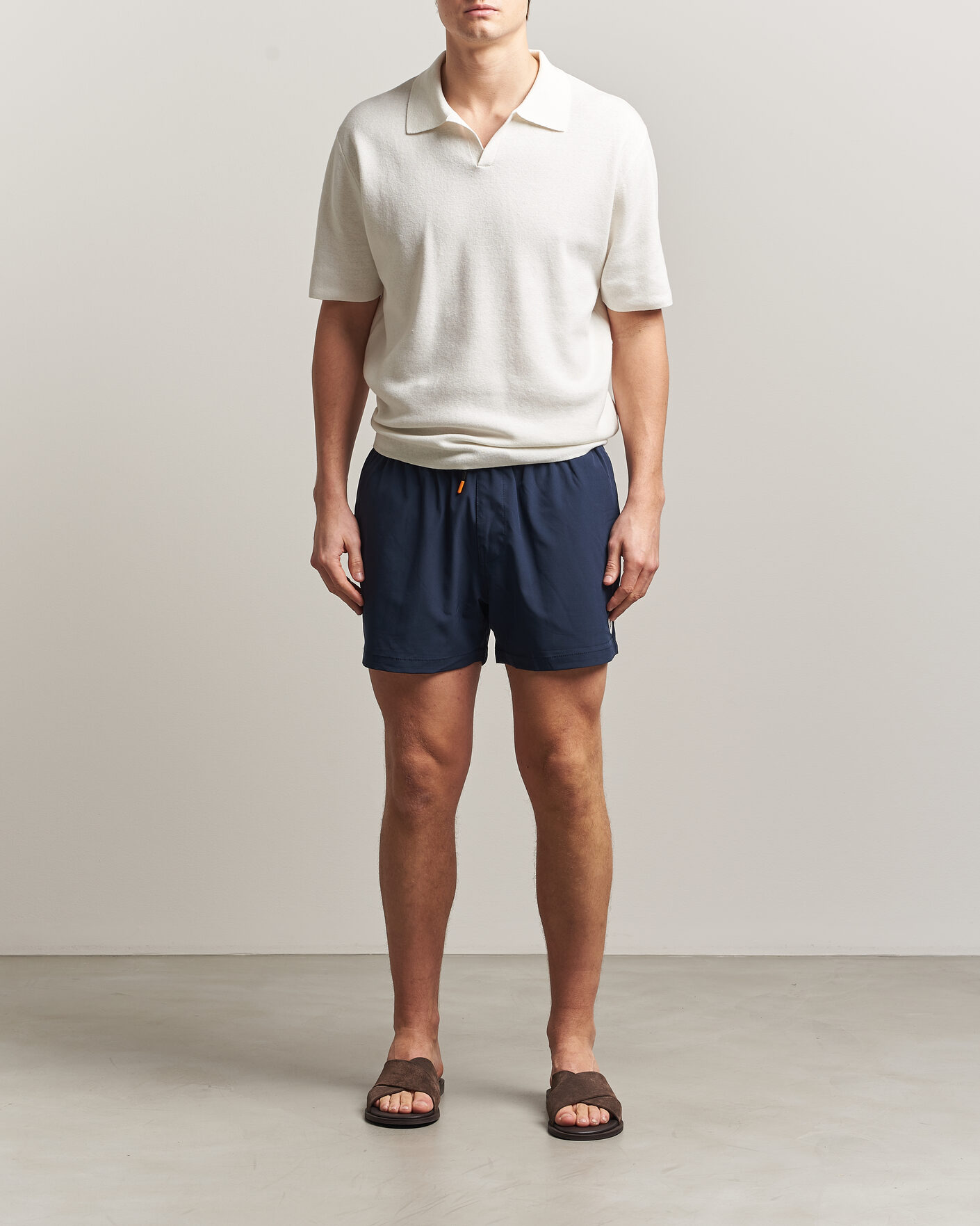 Hombres | Bañadores | Save The Duck | Plain Drawstring Swimshorts Navy