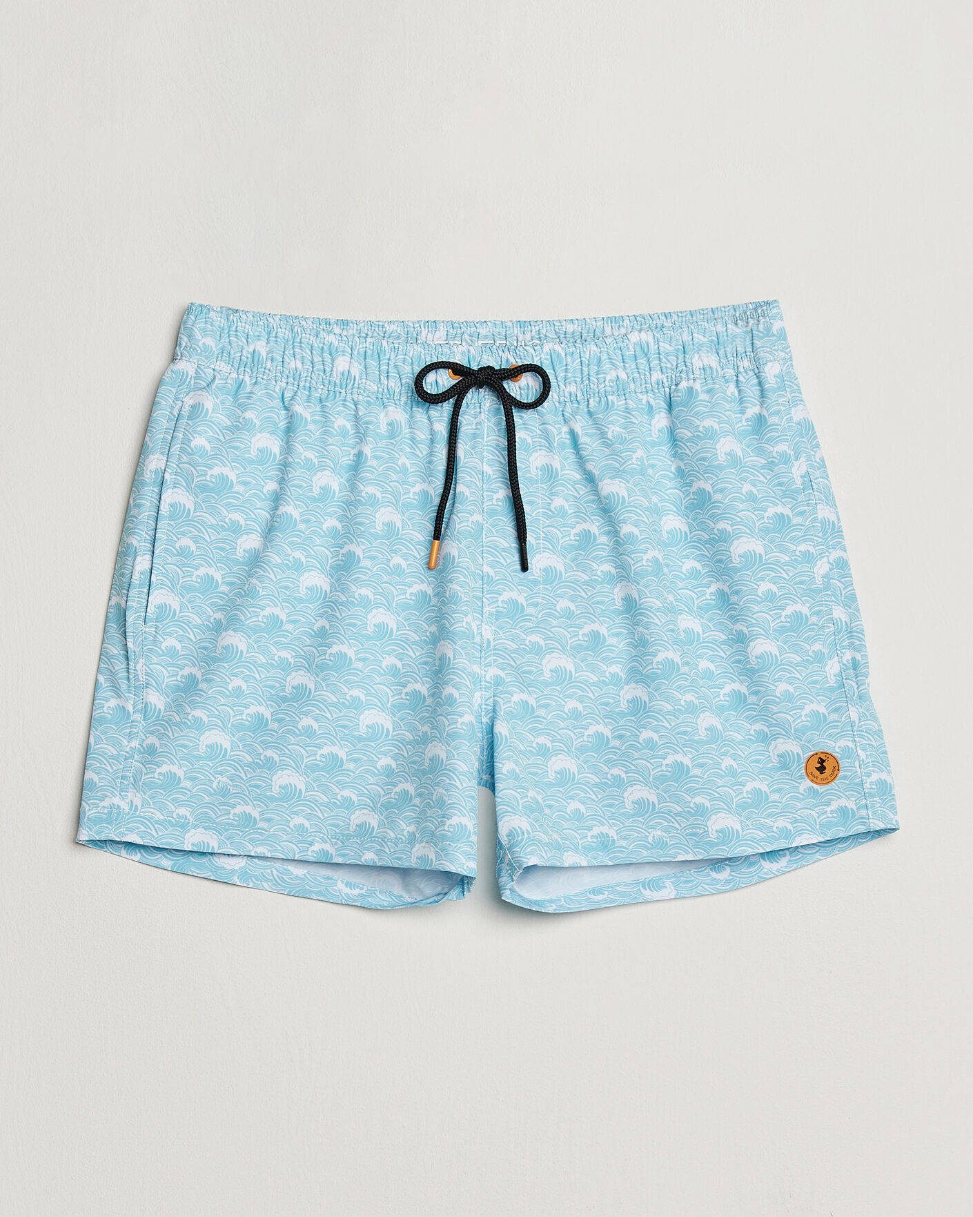 Hombres | Bañadores | Save The Duck | Printed Drawstring Swimshorts Waves
