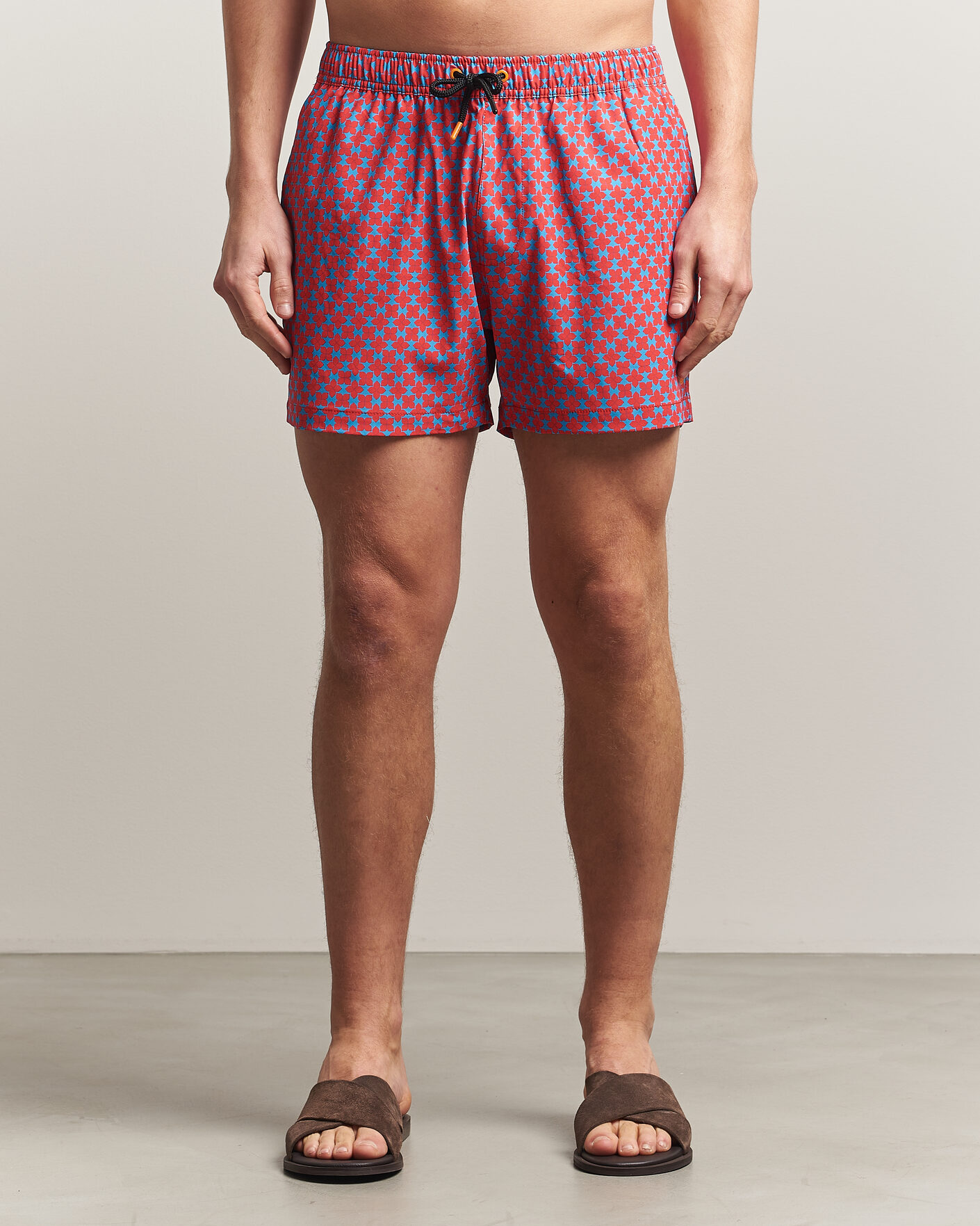 Hombres | Bañadores | Save The Duck | Printed Drawstring Swimshorts Geometrical Flowers