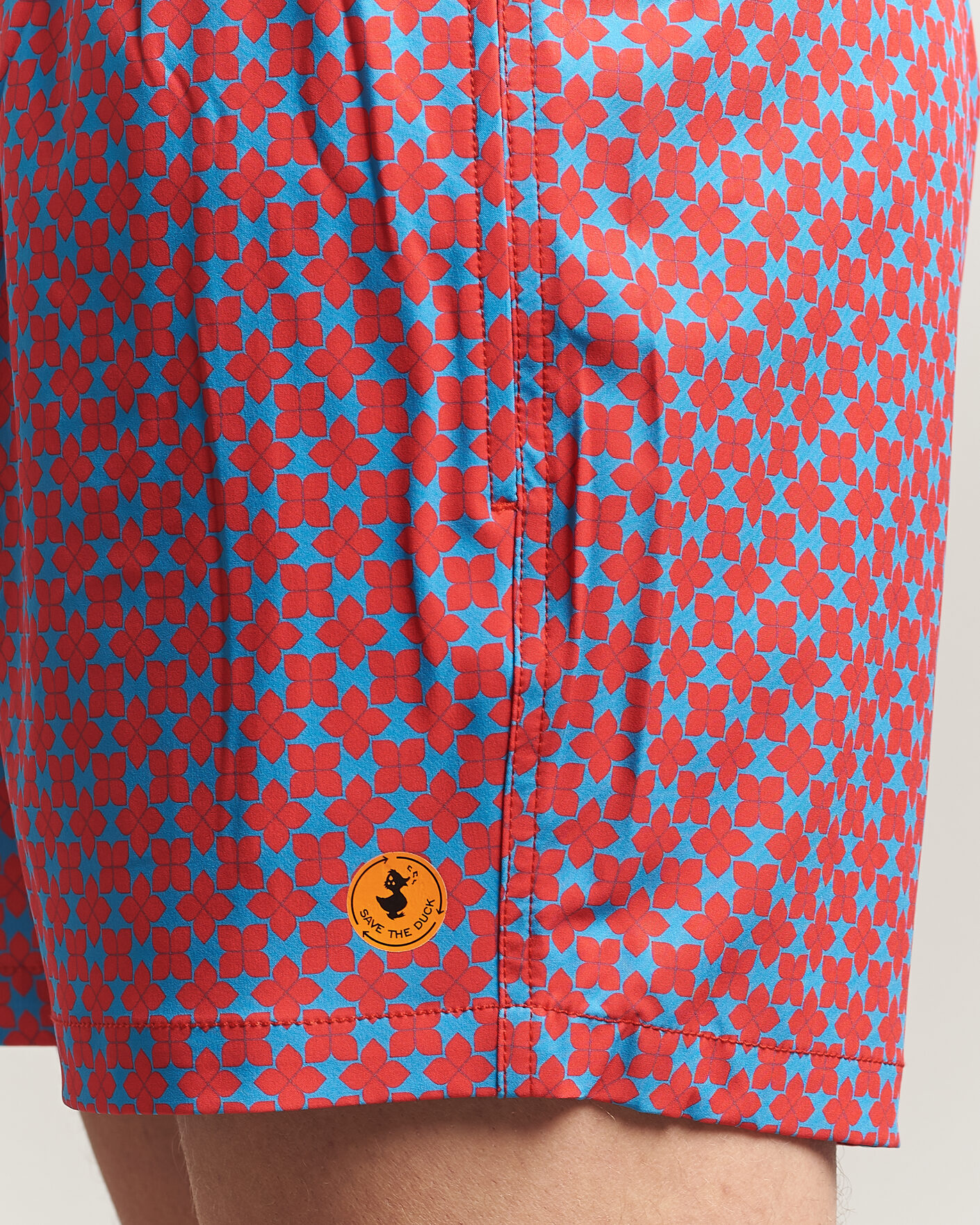 Hombres | Bañadores | Save The Duck | Printed Drawstring Swimshorts Geometrical Flowers