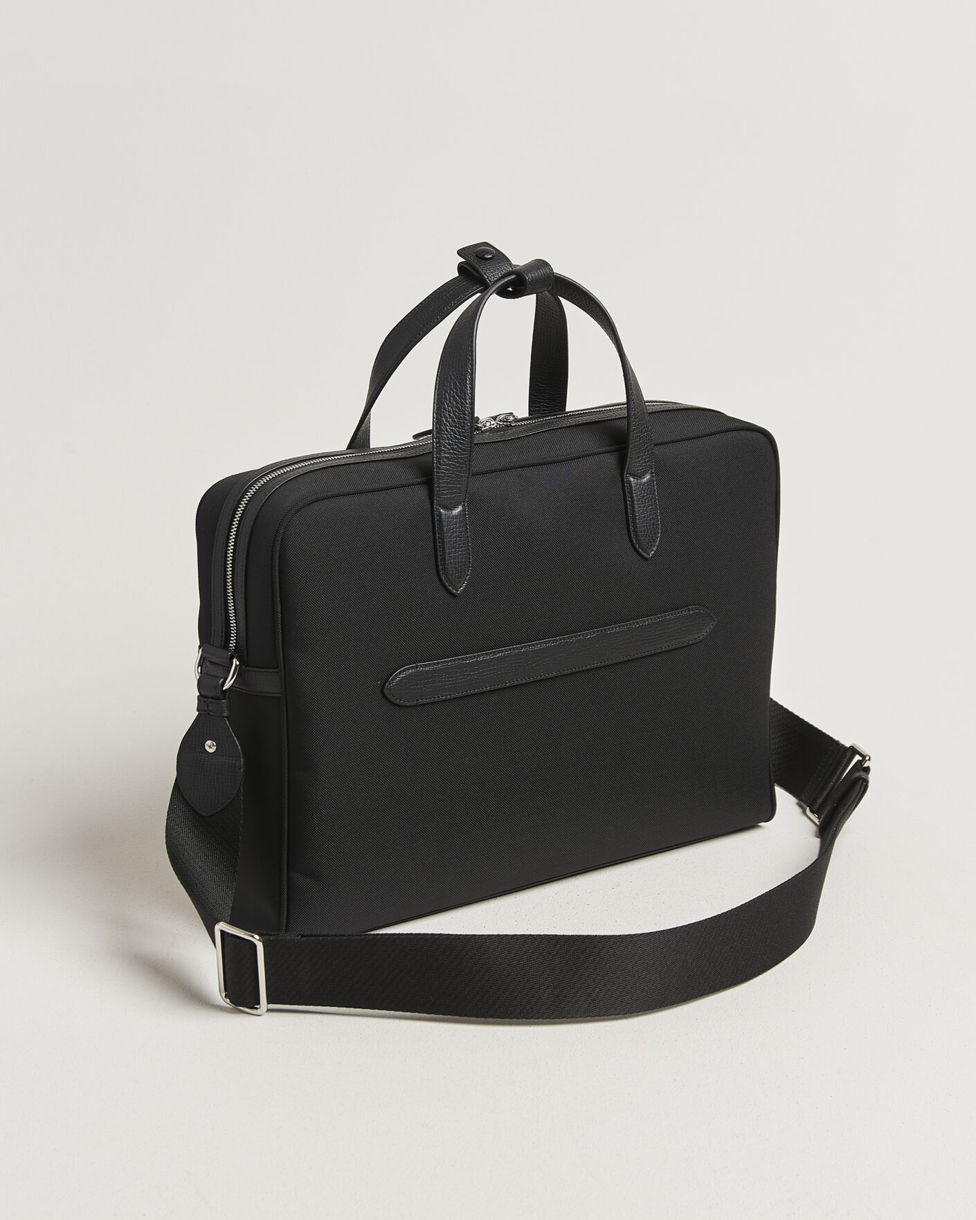Hombres | Bolsos | Smythson | Canvas Norton Briefcase Black