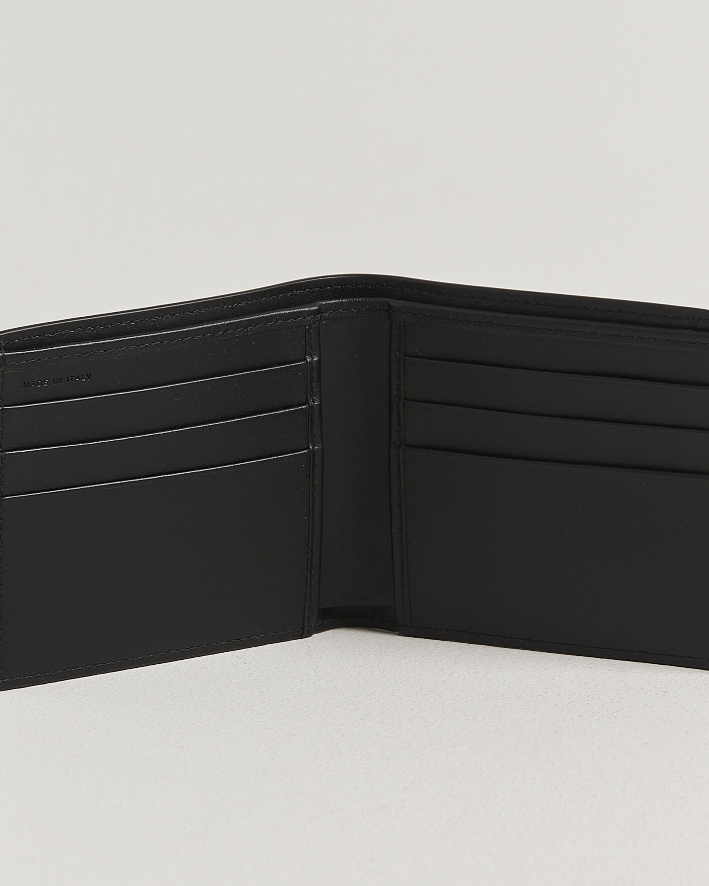 Hombres | Billeteras | Smythson | Panama 6 Card Leather Wallet Stripe Navy