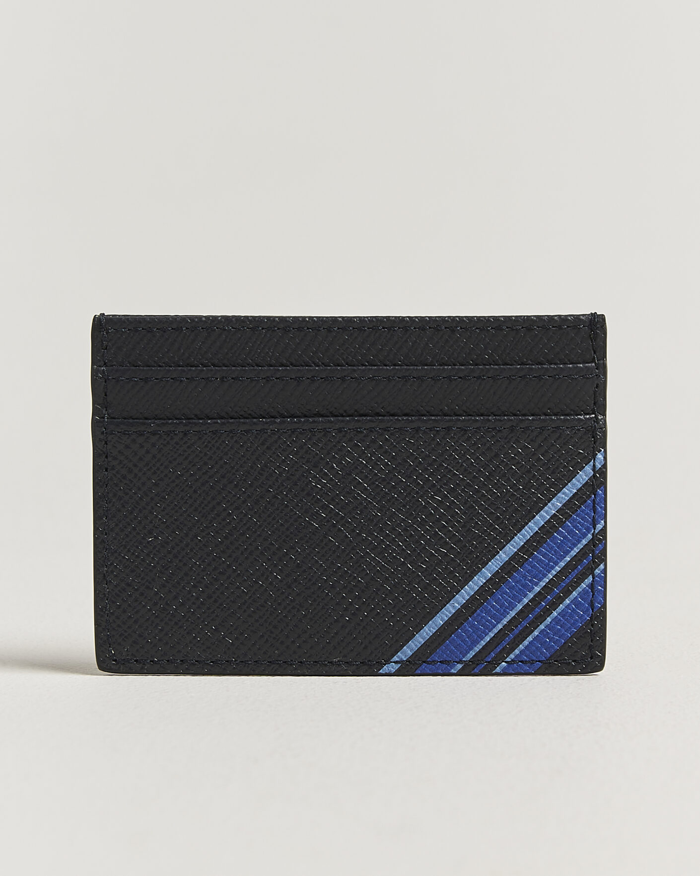 Hombres | Billeteras | Smythson | Panama Flat Cardholder Navy