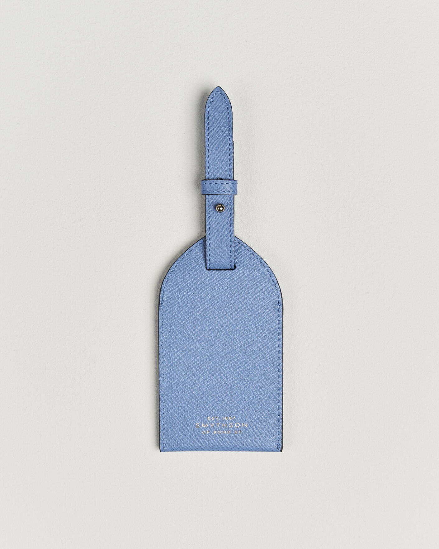 Hombres | Hogar | Smythson | Panama Luggage Tag Sticker Nile Blue