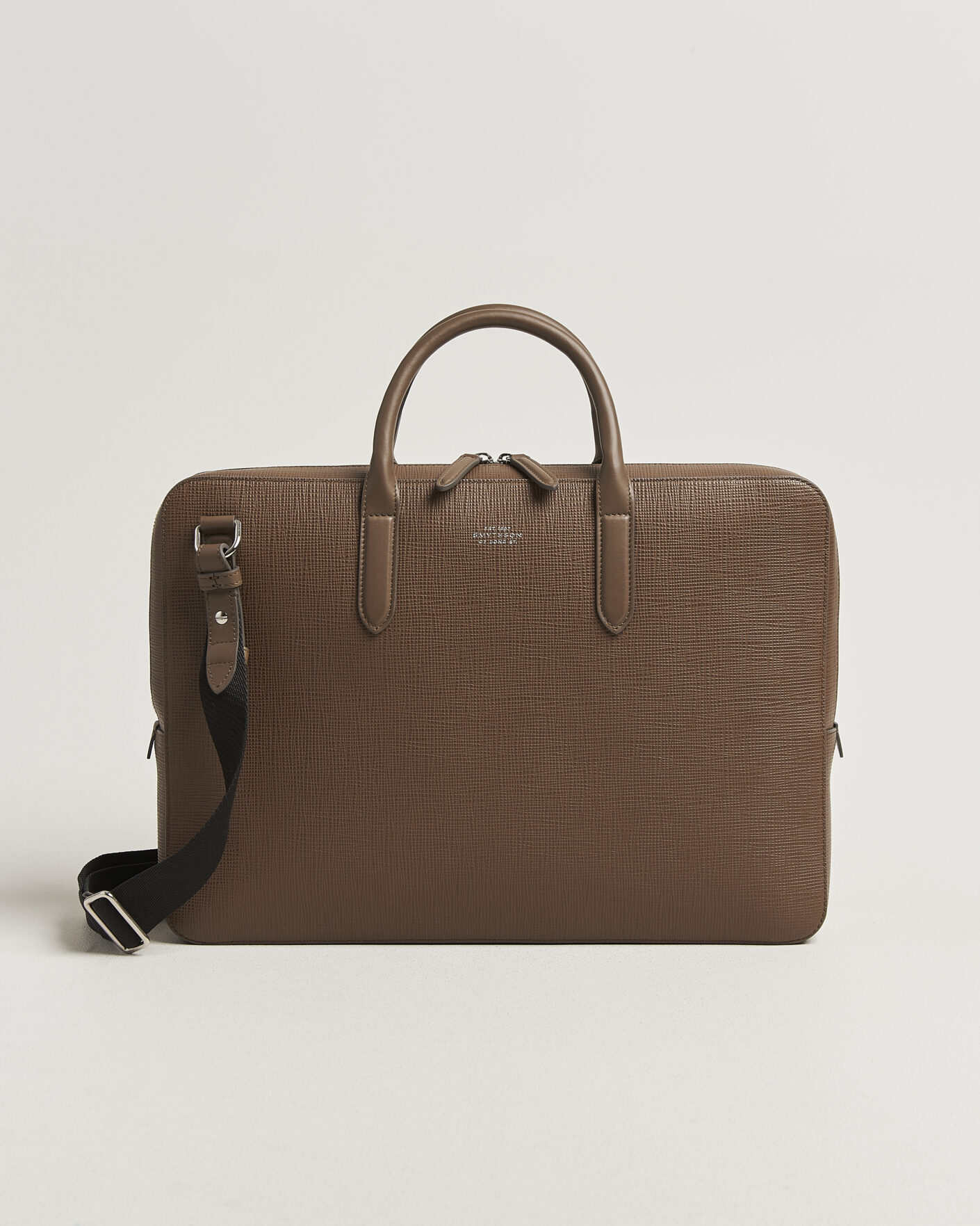 Hombres | Bolsos | Smythson | Panama Slim Lightweight Briefcase Fawn