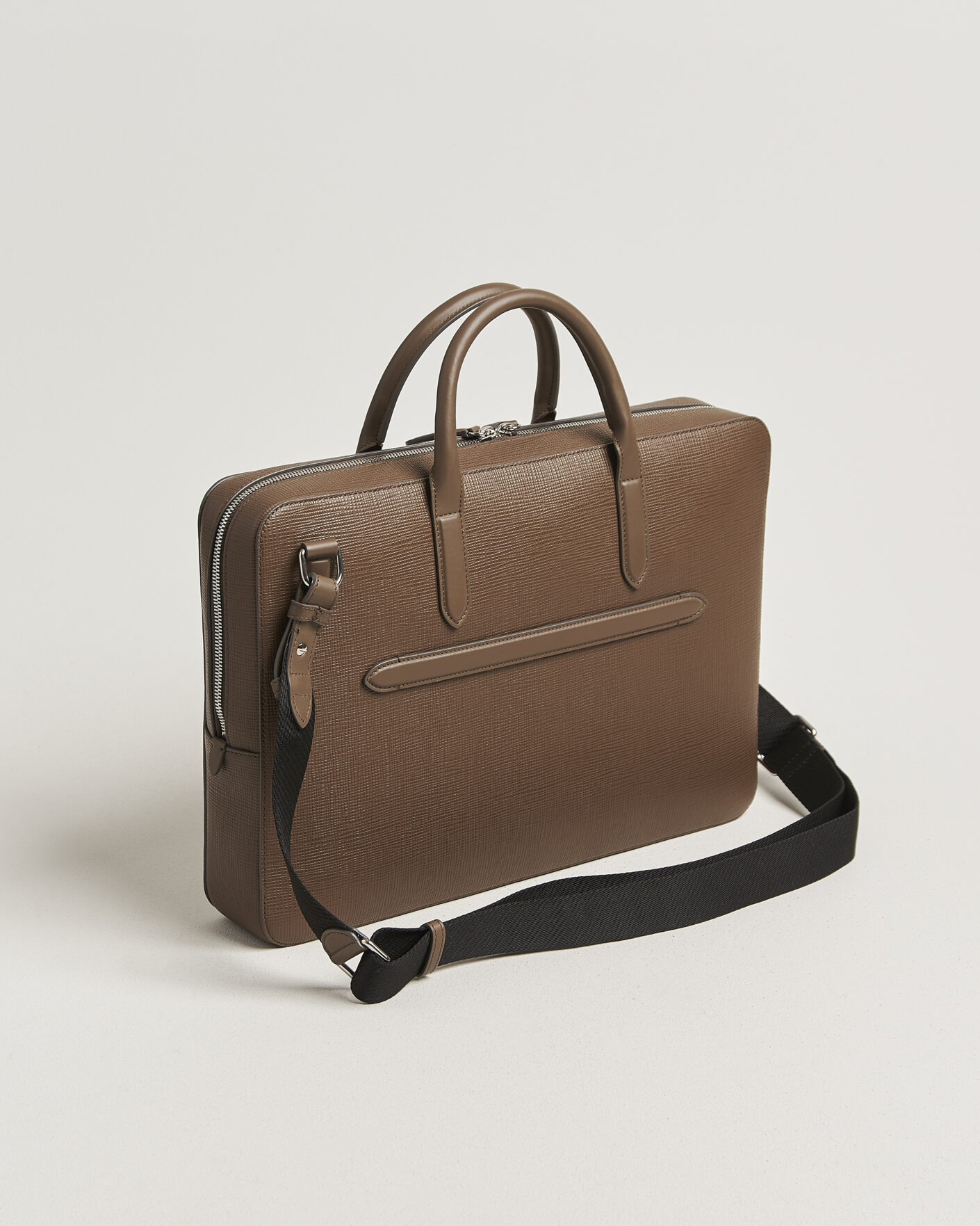 Hombres | Bolsos | Smythson | Panama Slim Lightweight Briefcase Fawn