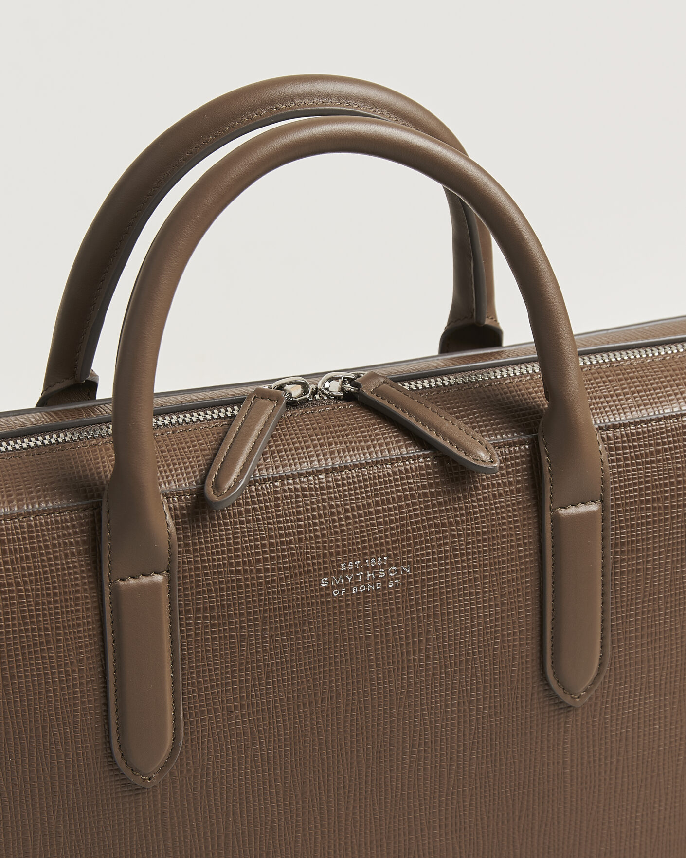 Hombres | Bolsos | Smythson | Panama Slim Lightweight Briefcase Fawn